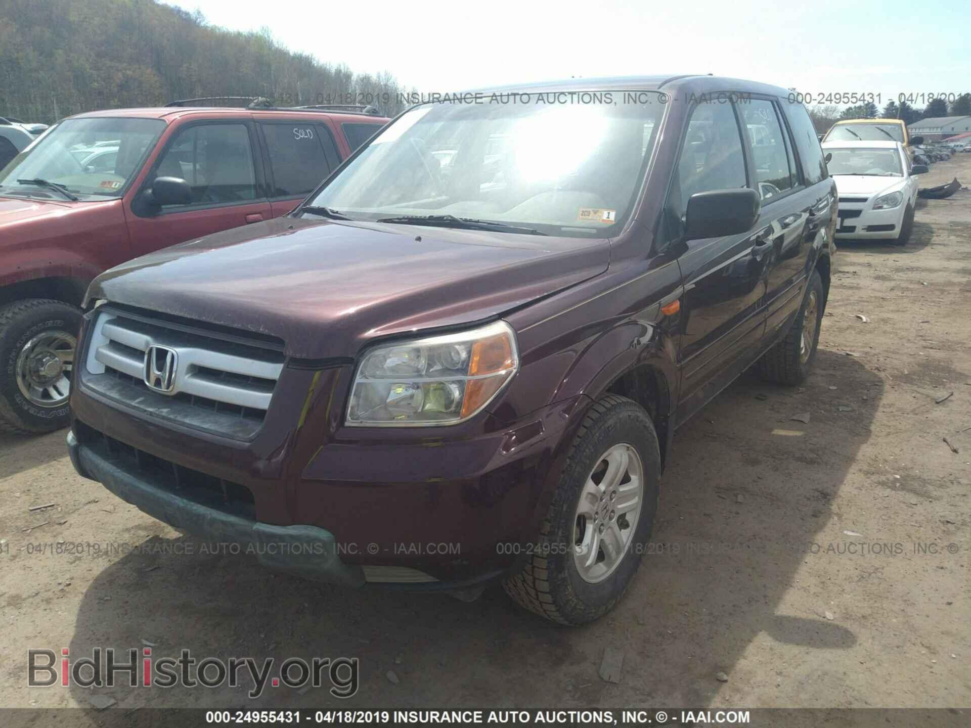 2007 HONDA PILOT - VIN: 2HKYF18187H537796 - Фото 2
