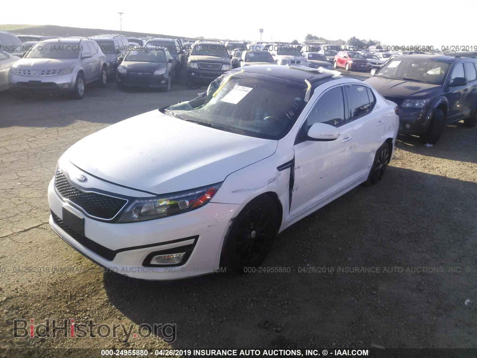 2015 KIA OPTIMA - VIN: 5XXGN4A73FG511762 - Фото 2