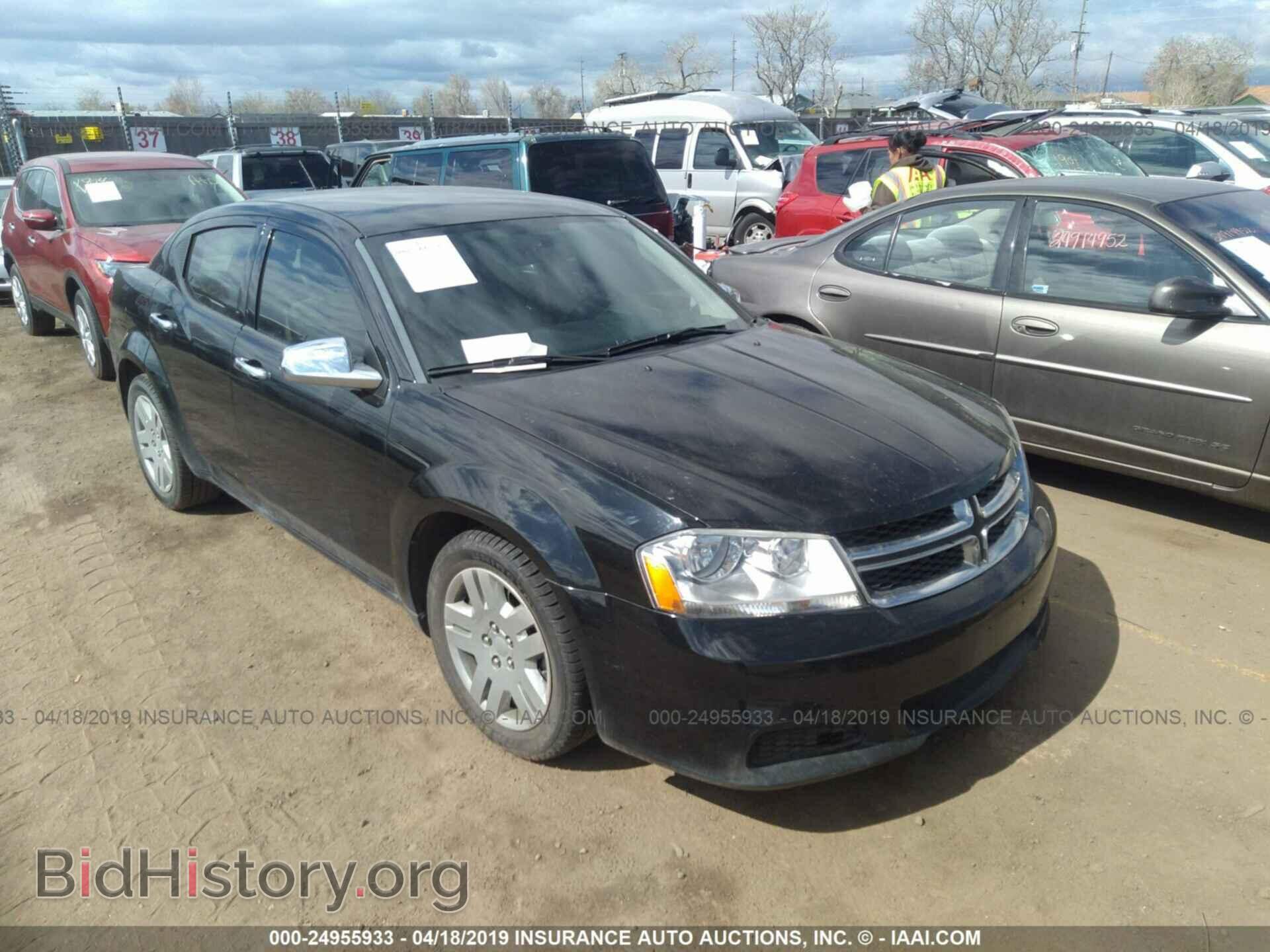 Photo 1C3CDZAB6EN125735 - DODGE AVENGER 2014