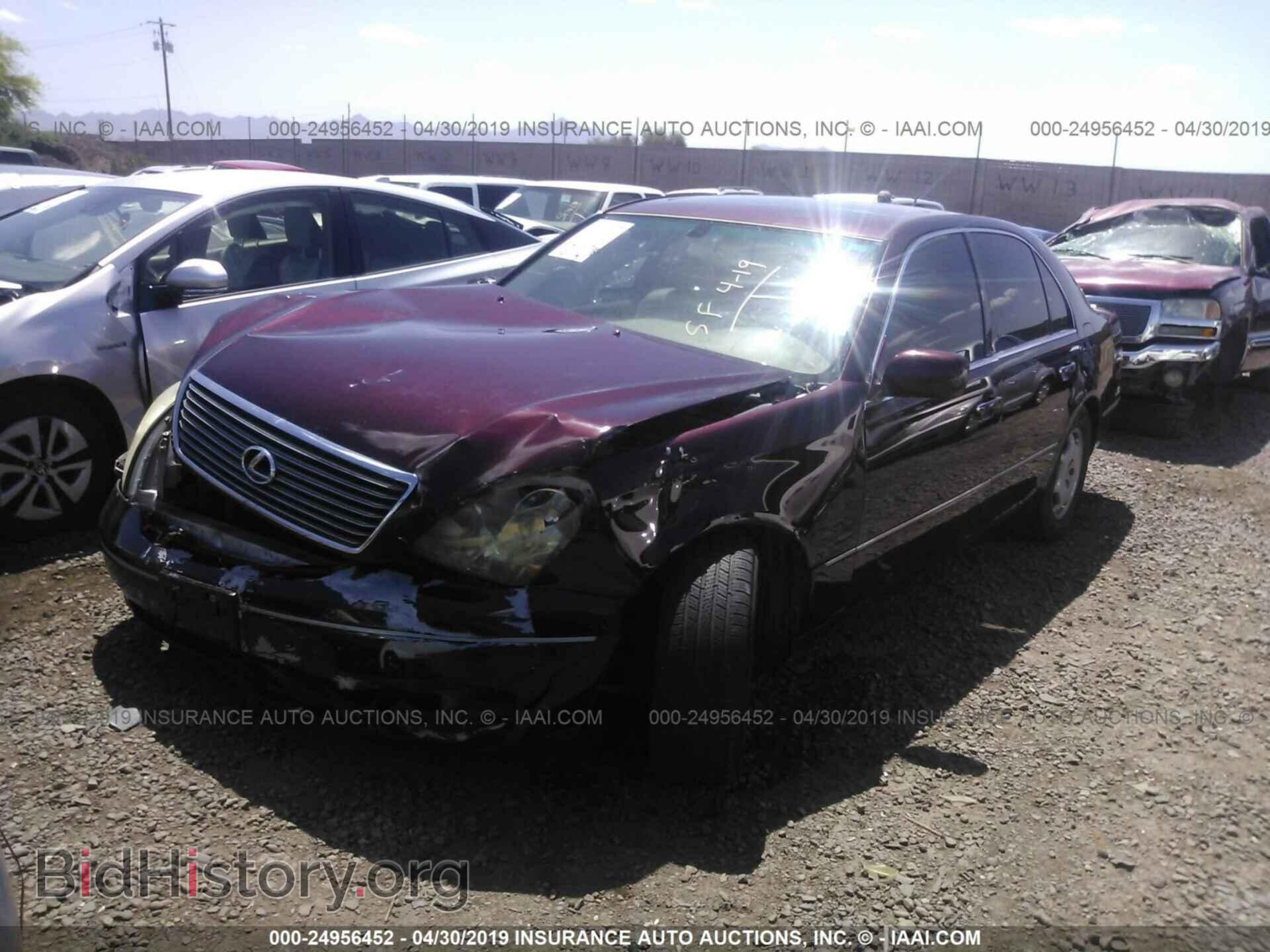 2002 LEXUS LS - VIN: JTHBN30F820055376 - Фото 2