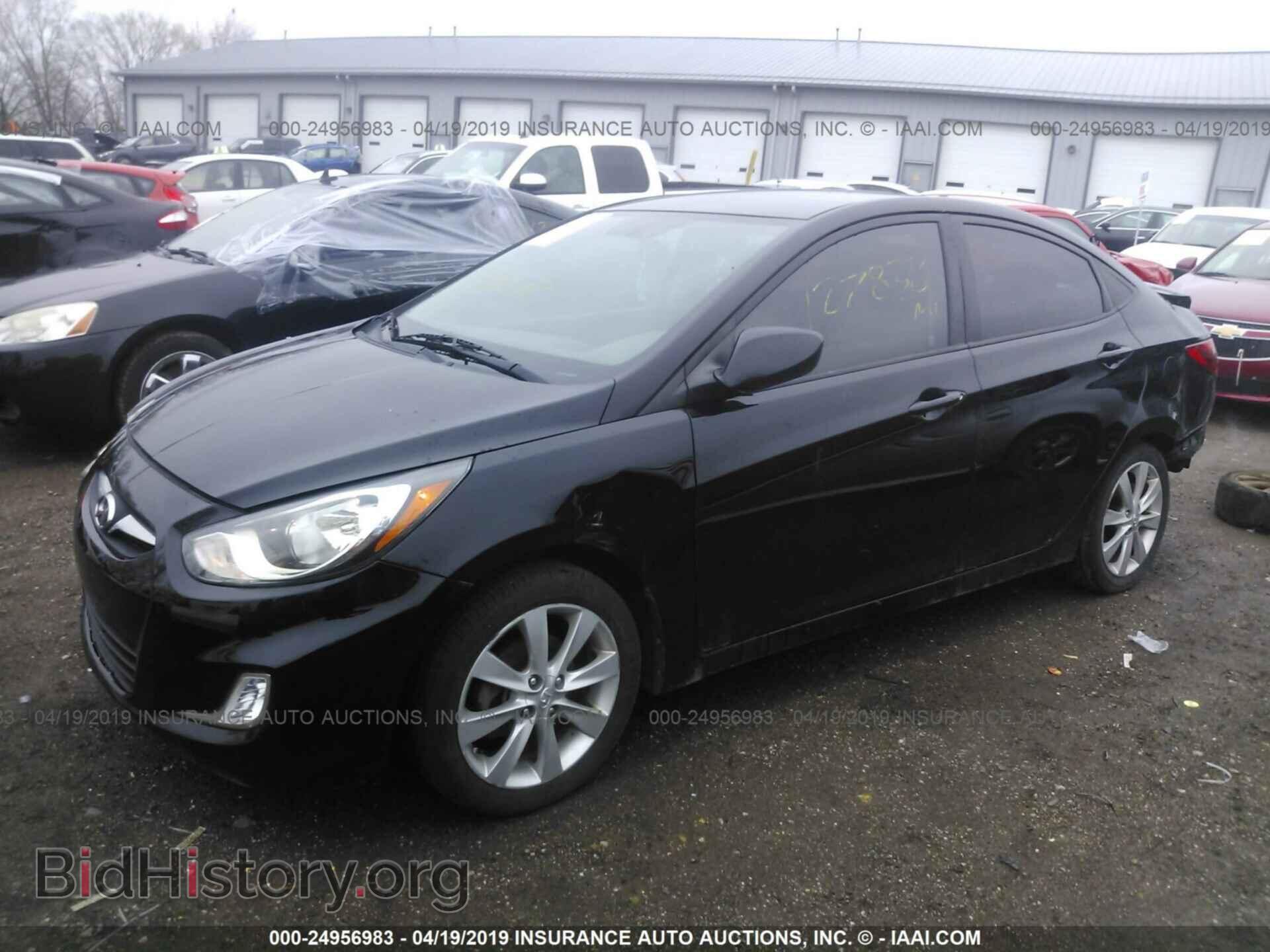 2012 HYUNDAI ACCENT - VIN: KMHCU4AE8CU070227 - Фото 2