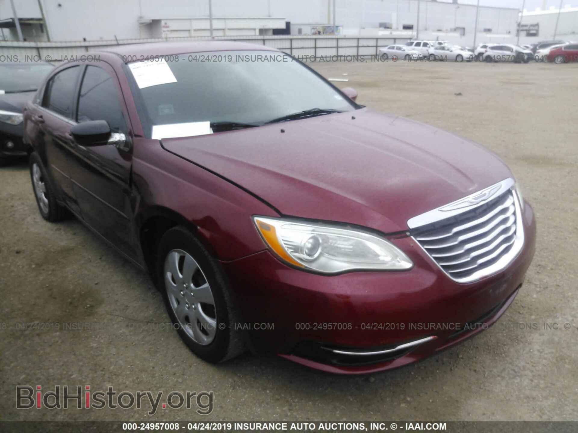 Фотография 1C3CCBABXCN203537 - CHRYSLER 200 2012