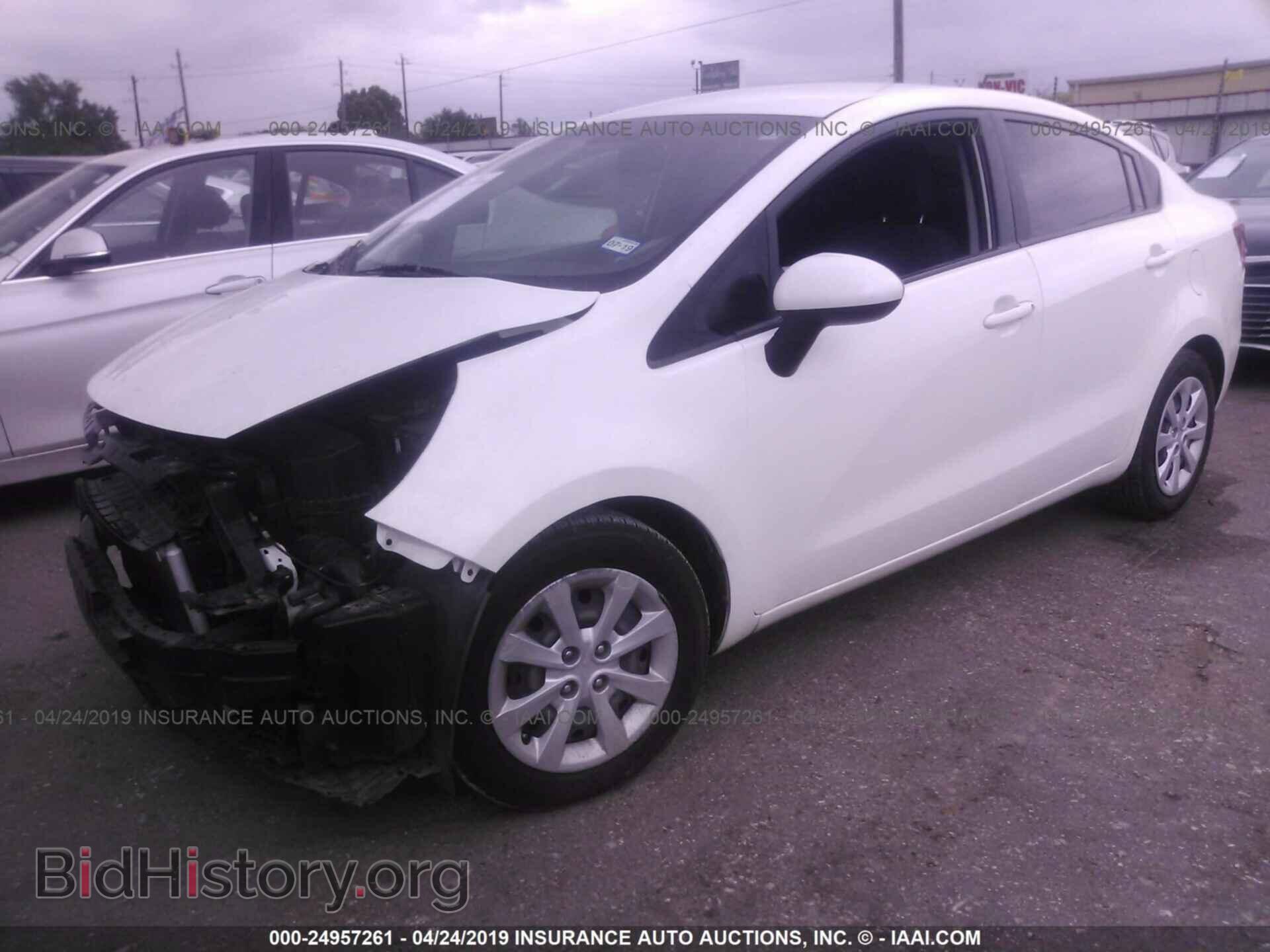 2014 KIA RIO - VIN: KNADM4A30E6395482 - Фото 2