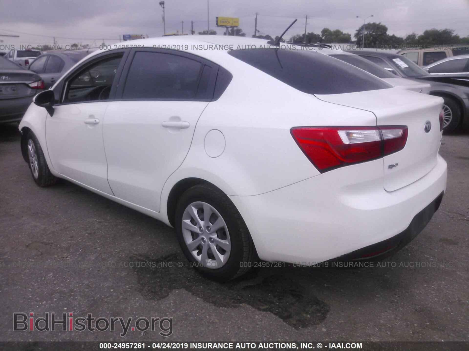 2014 KIA RIO - VIN: KNADM4A30E6395482 - Фото 3