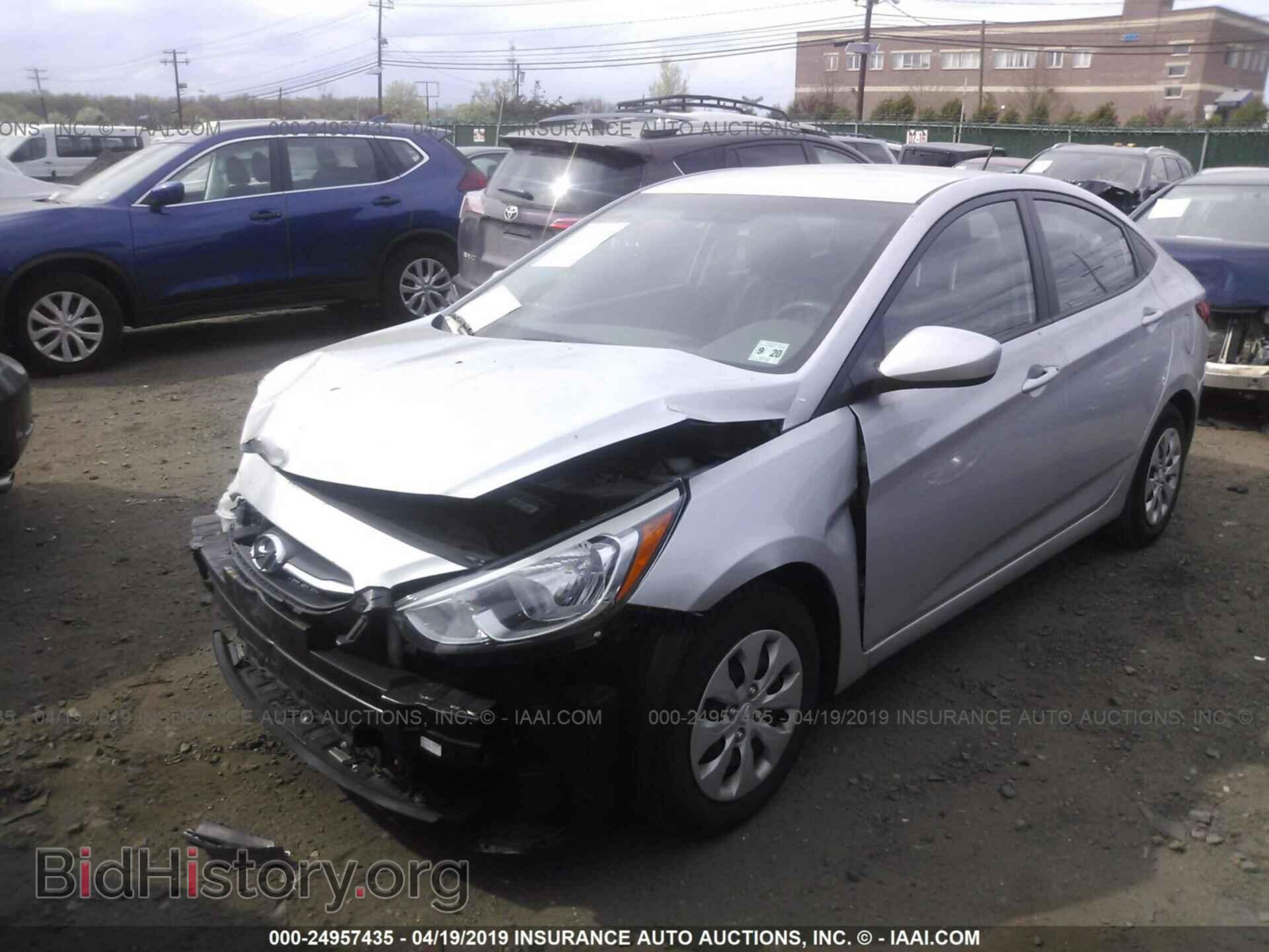 2016 HYUNDAI ACCENT - VIN: KMHCT4AE1GU976406 - Фото 2