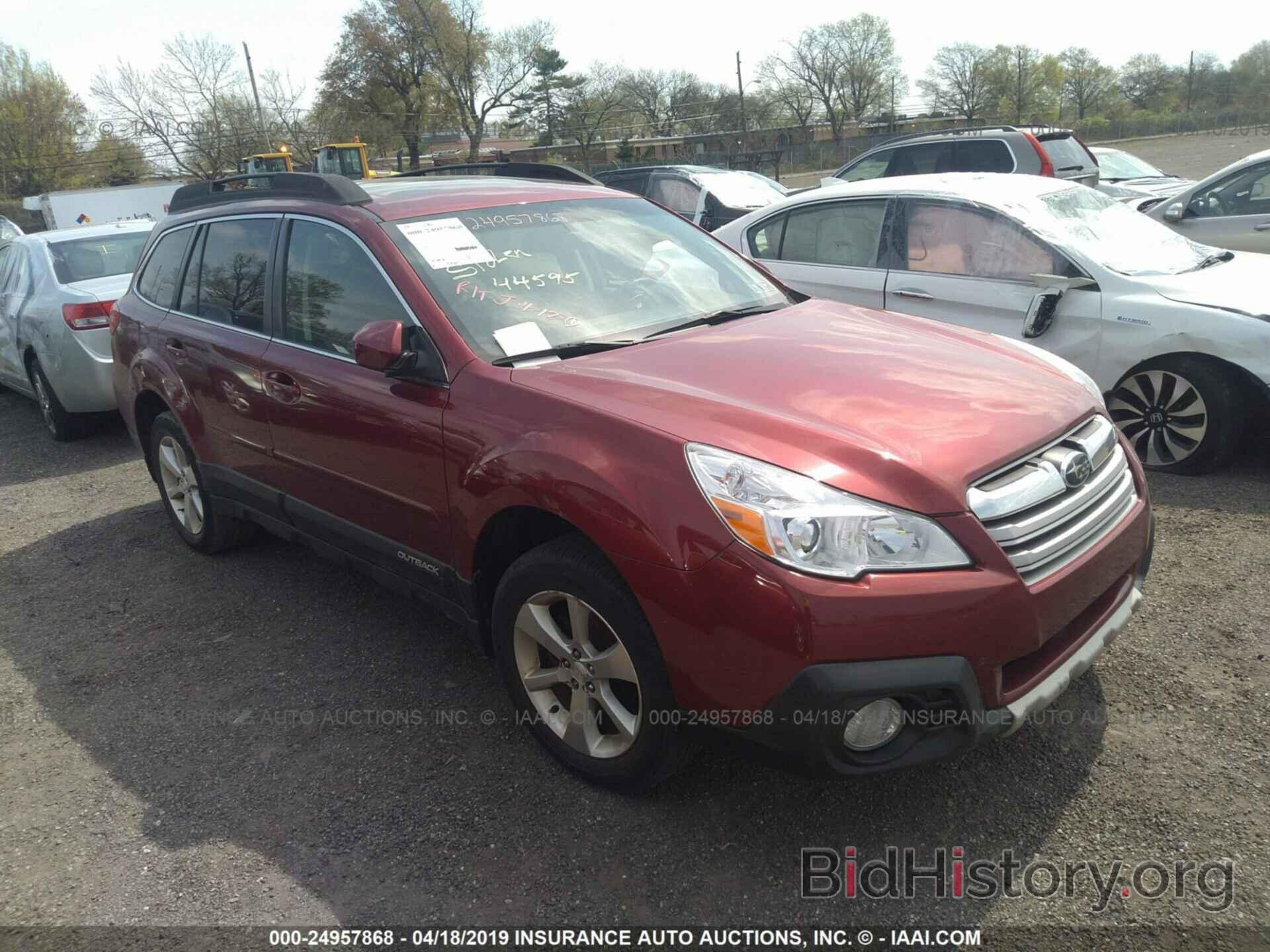 Фотография 4S4BRBLC1E3244595 - SUBARU OUTBACK 2014