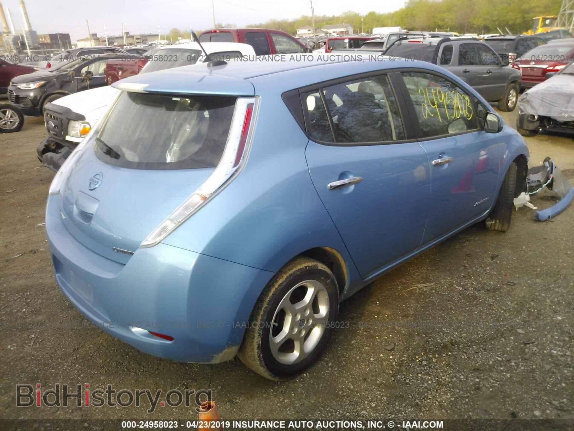2013 NISSAN LEAF - VIN: 1N4AZ0CP1DC402932 - Фото 4