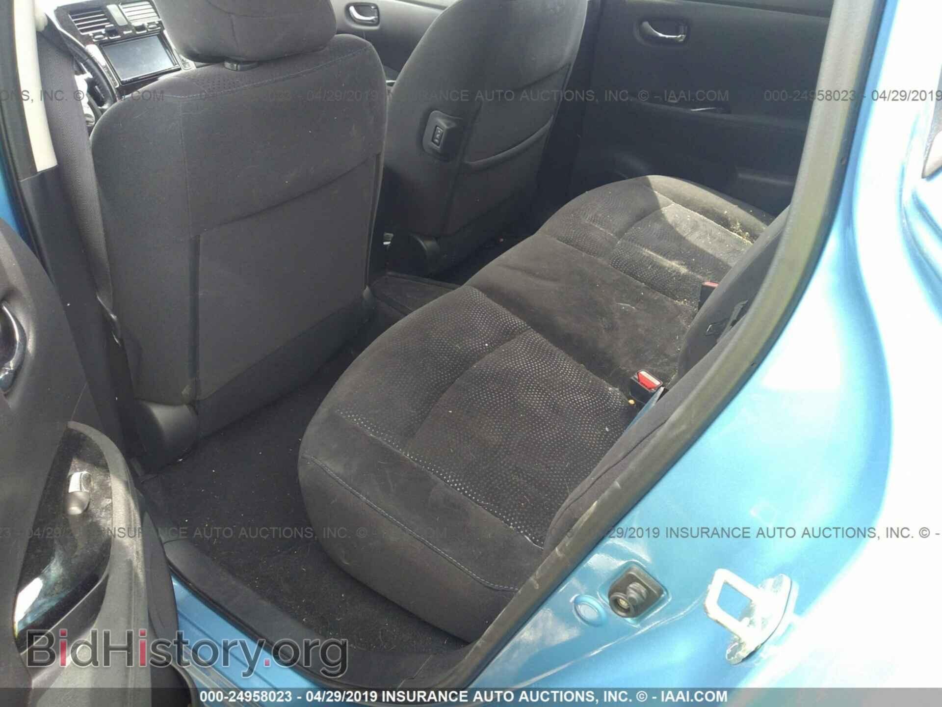 2013 NISSAN LEAF - VIN: 1N4AZ0CP1DC402932 - Фото 8