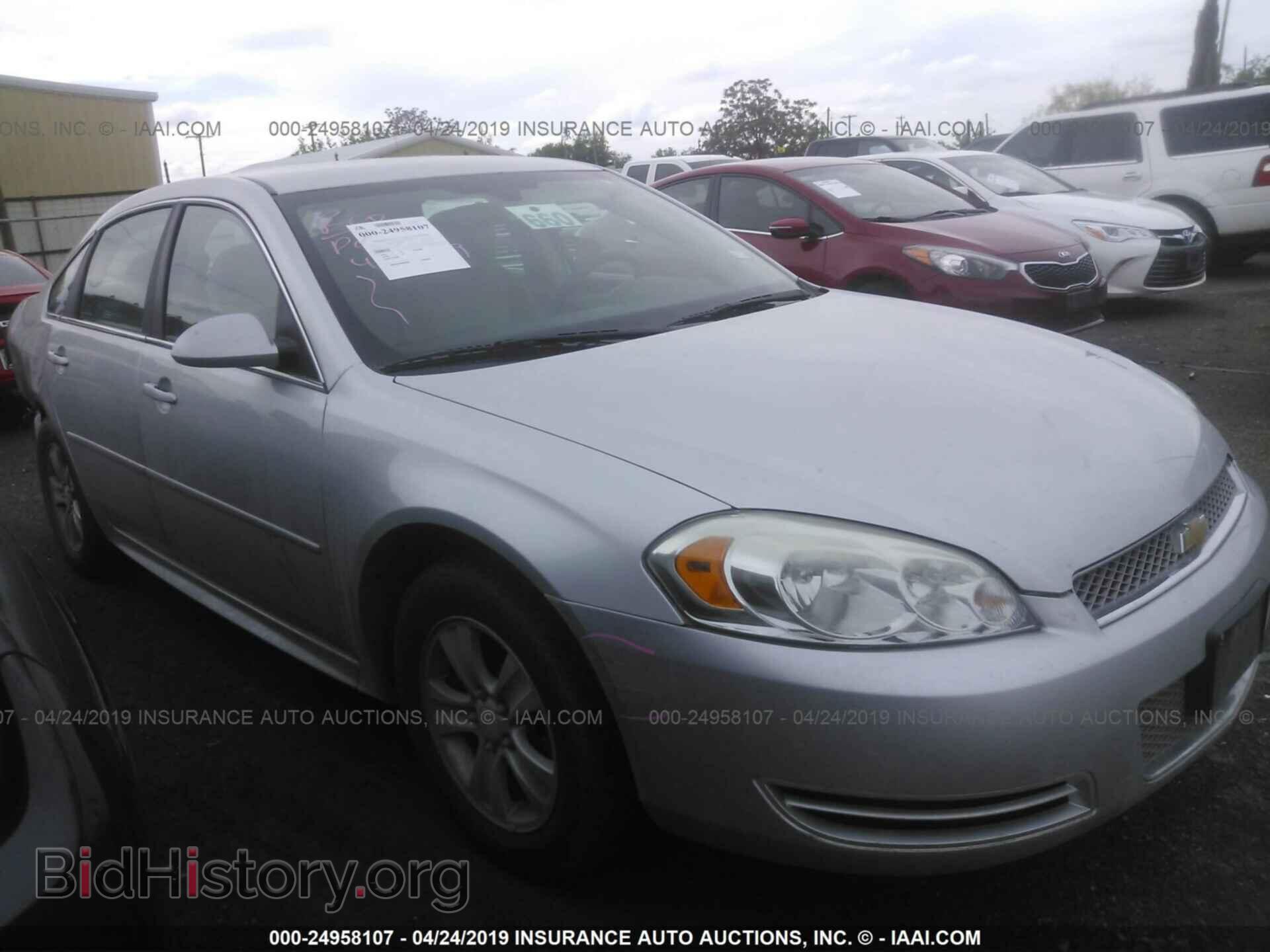 Фотография 2G1WF5E35C1149756 - CHEVROLET IMPALA 2012