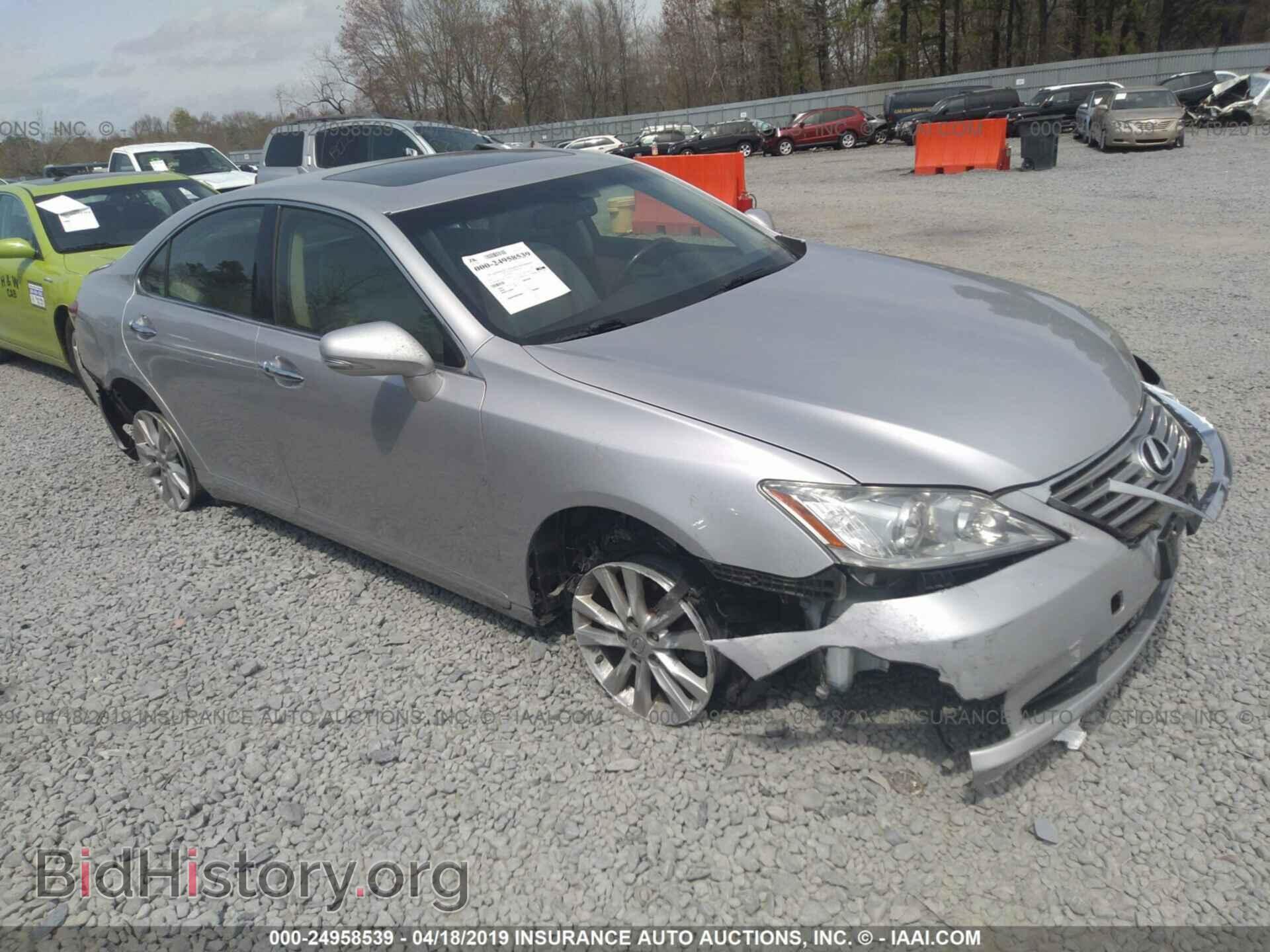 Photo JTHBK1EG8C2510067 - LEXUS ES 2012