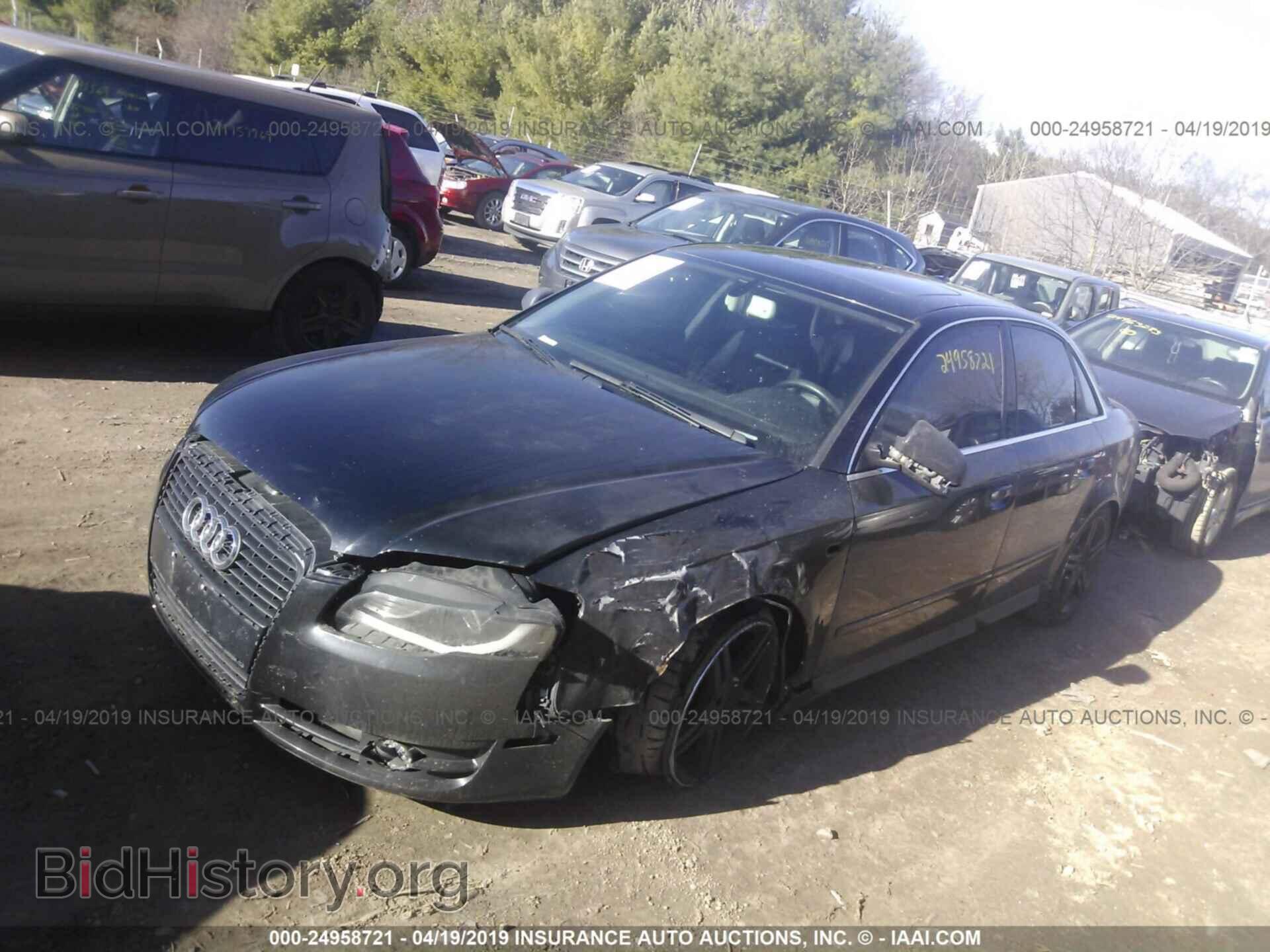 2007 AUDI A4 - VIN: WAUAF78E87A066650 - Фото 2