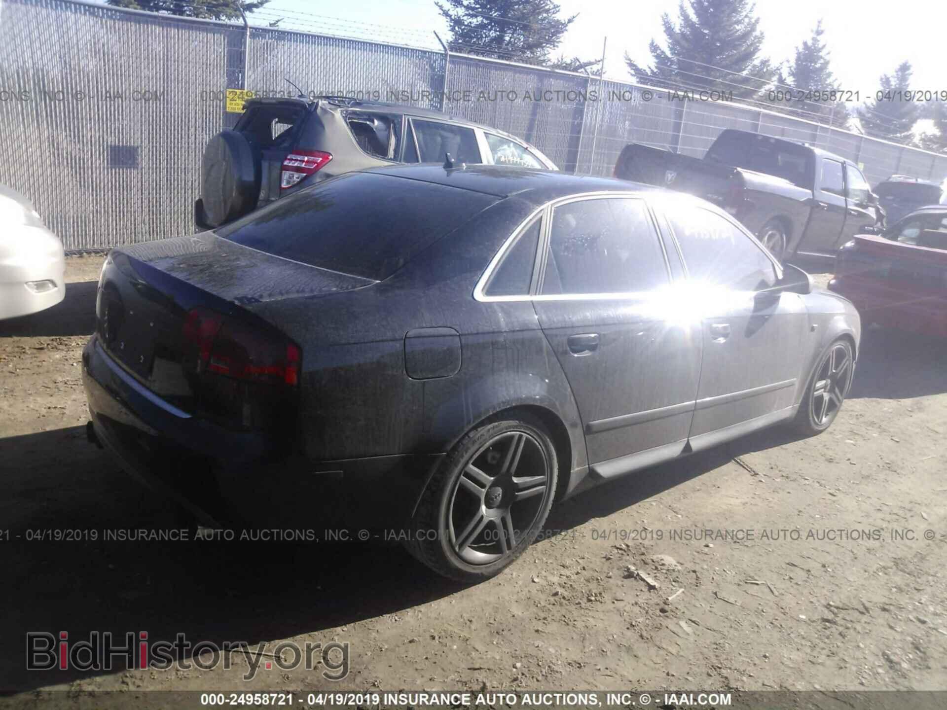 2007 AUDI A4 - VIN: WAUAF78E87A066650 - Фото 4