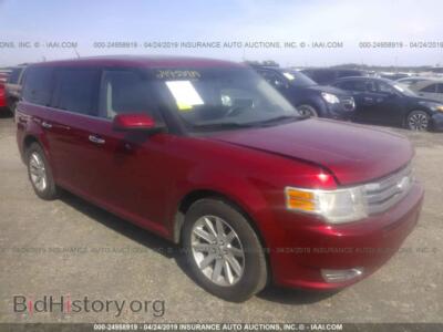2011 Ford FLEX SEL, red — VIN 2FMGK5CC4BBD34217, IAAI