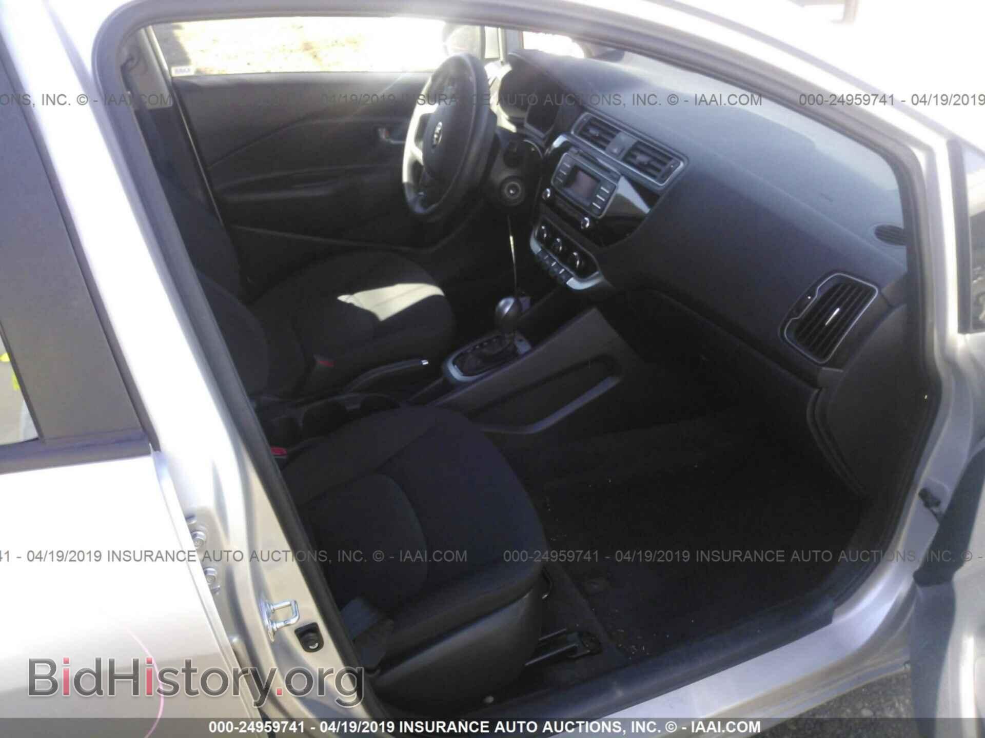 2016 KIA RIO - VIN: KNADM5A33G6640008 - Фото 5