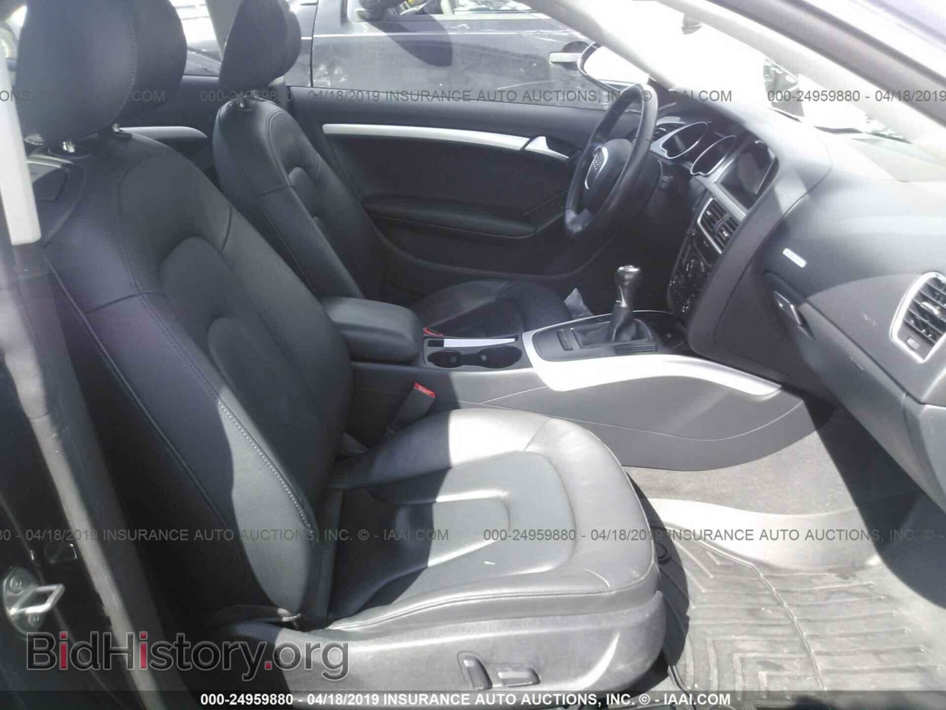 2012 AUDI A5 - VIN: WAURFAFR6CA032075 - Фото 5