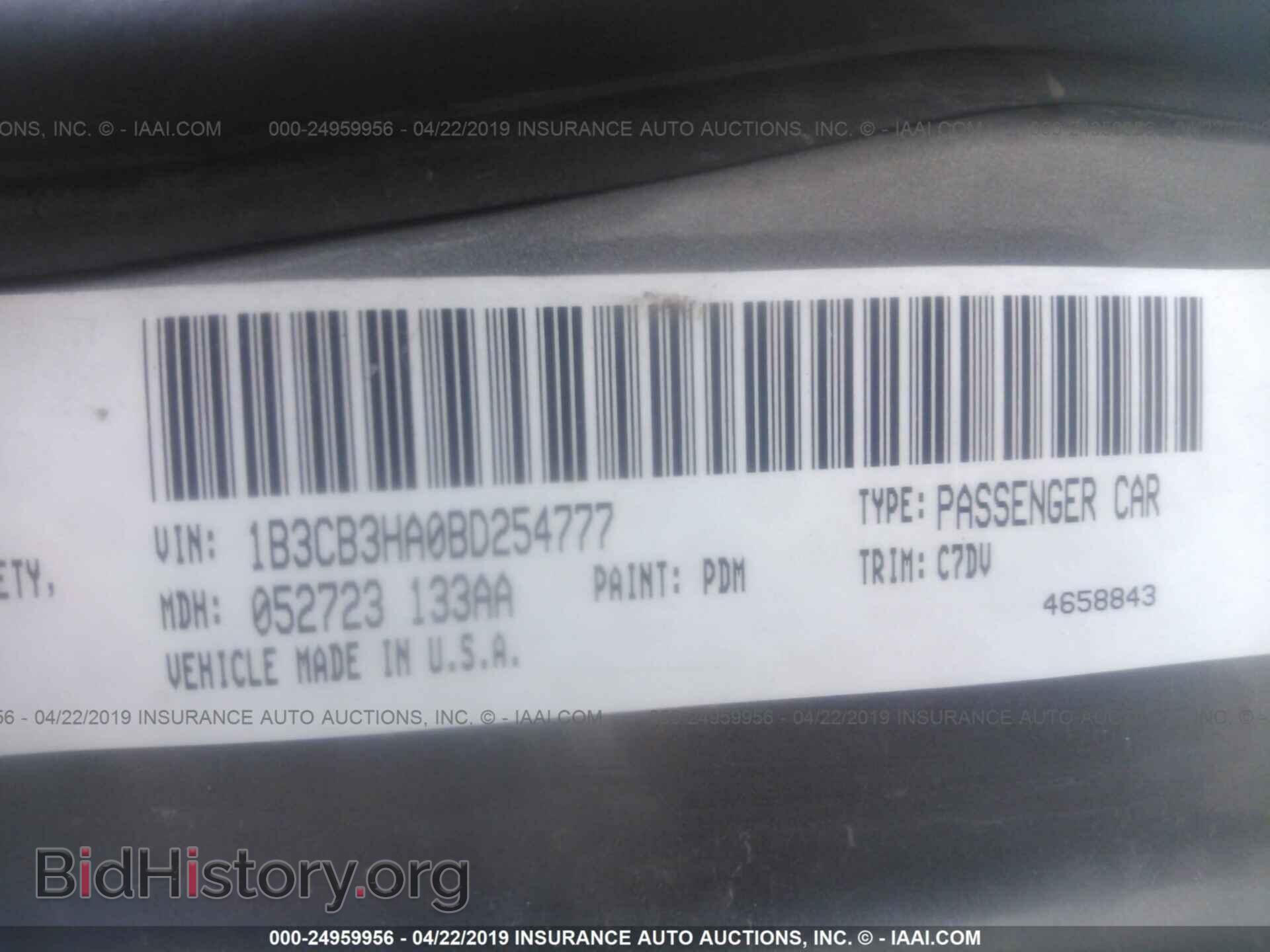 2011 DODGE CALIBER - VIN: 1B3CB3HA0BD254777 - Photo 9