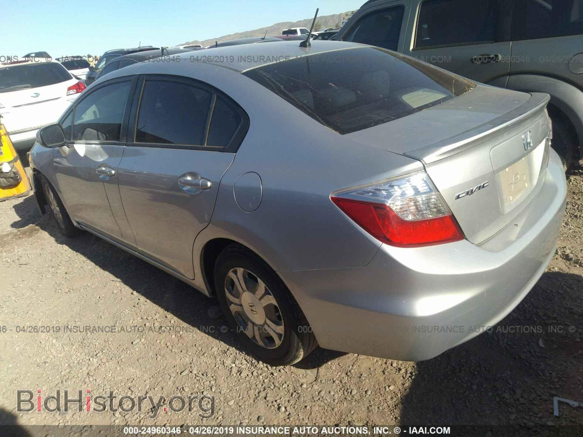 2012 HONDA CIVIC - VIN: JHMFB4F24CS006668 - Фото 3