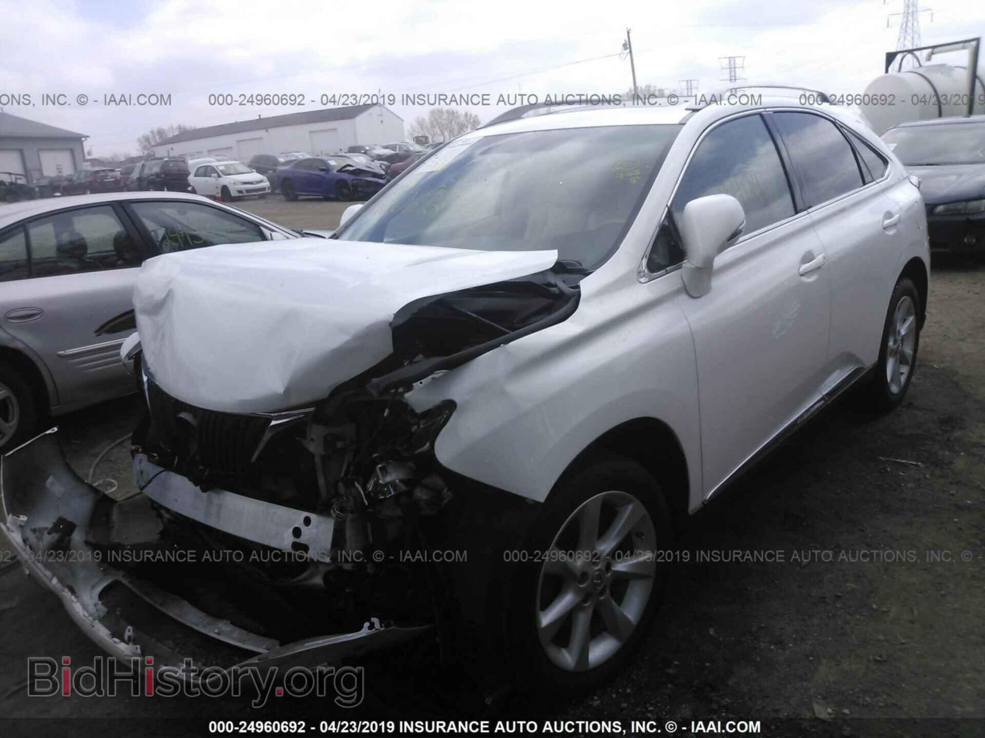2012 LEXUS RX - VIN: 2T2BK1BA2CC142077 - Фото 2