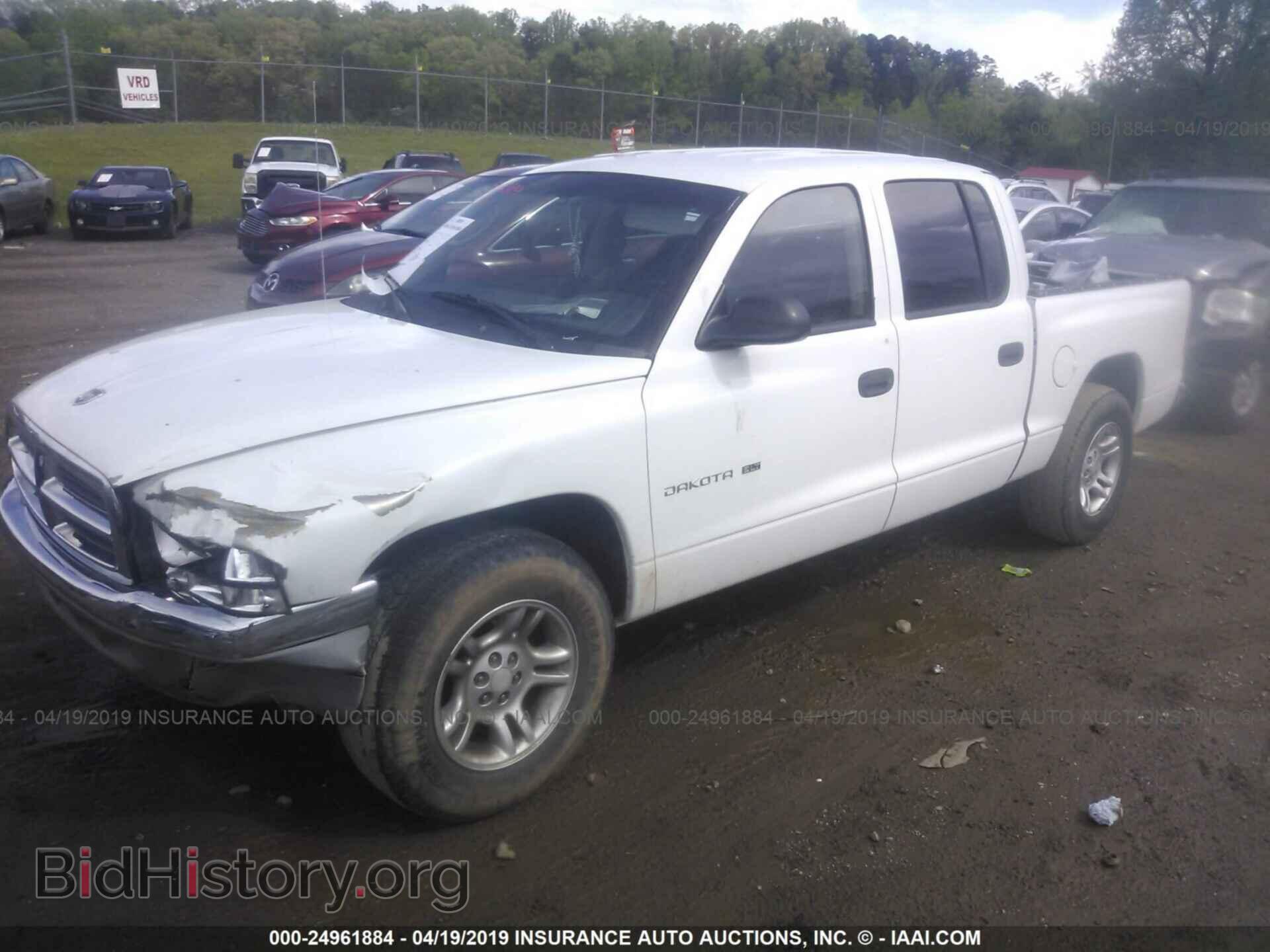 2001 DODGE DAKOTA - VIN: 1B7HL2AX21S256230 - Фото 2