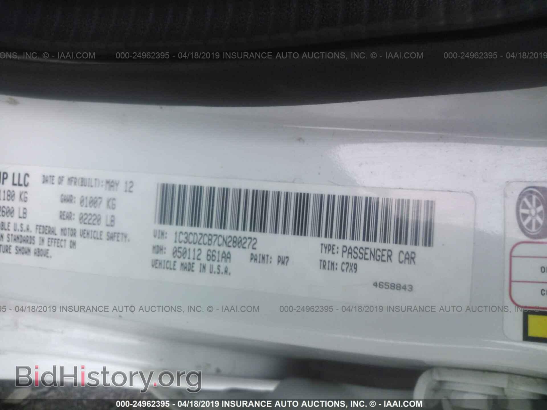 2012 DODGE AVENGER - VIN: 1C3CDZCB7CN280272 - Photo 9