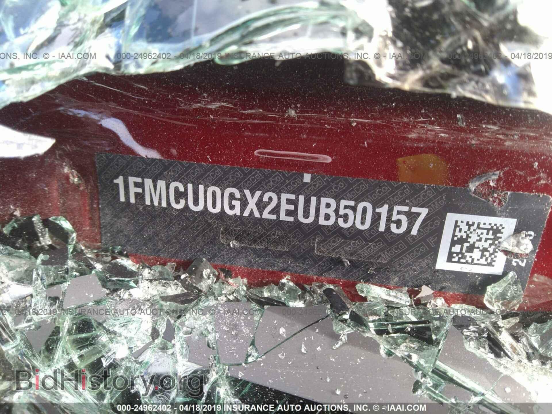 2014 FORD ESCAPE - VIN: 1FMCU0GX2EUB50157 - Фото 9