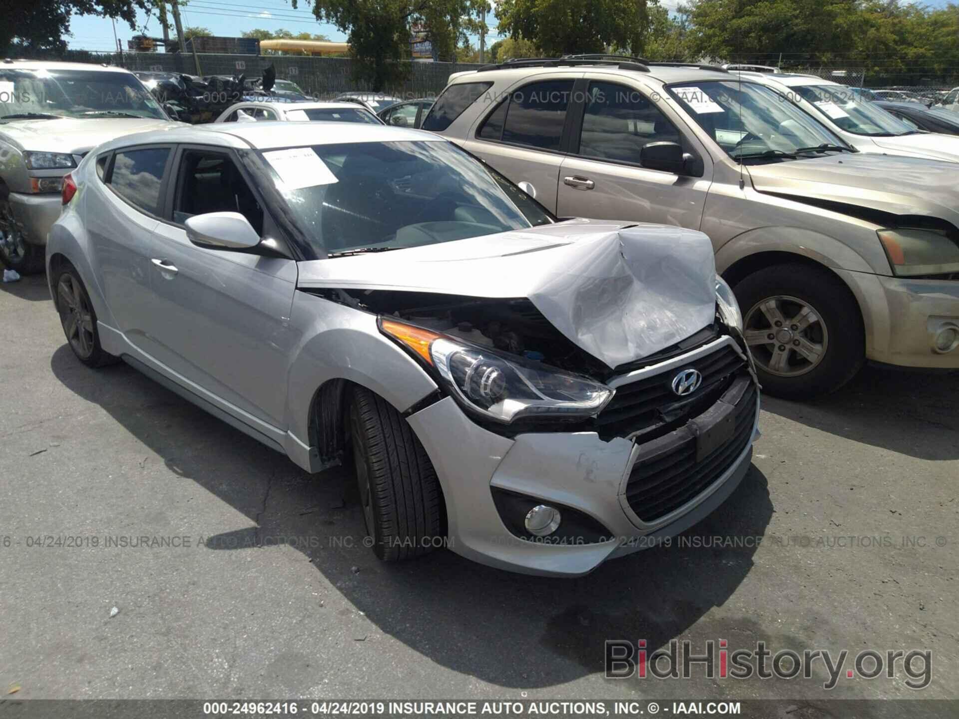 Photo KMHTC6AE9FU226844 - HYUNDAI VELOSTER 2015