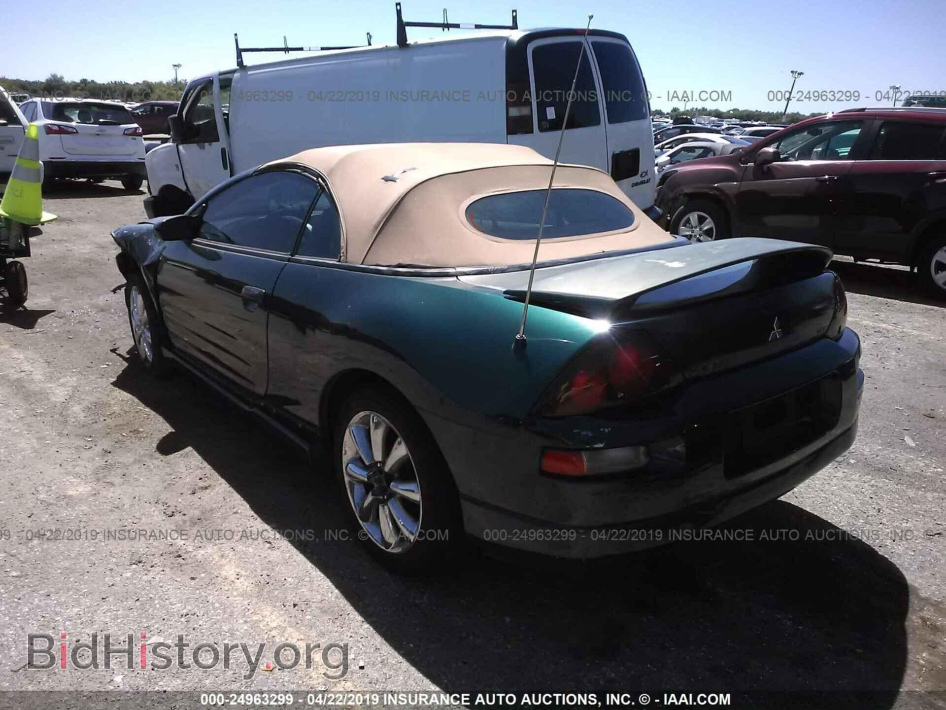 2001 MITSUBISHI ECLIPSE - VIN: 4A3AE85H01E099424 - Фото 3