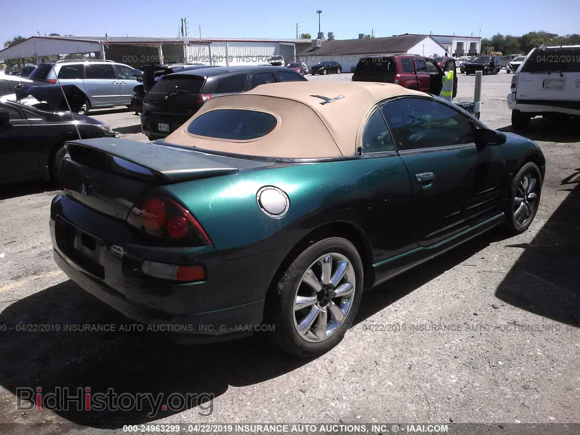 2001 MITSUBISHI ECLIPSE - VIN: 4A3AE85H01E099424 - Фото 4