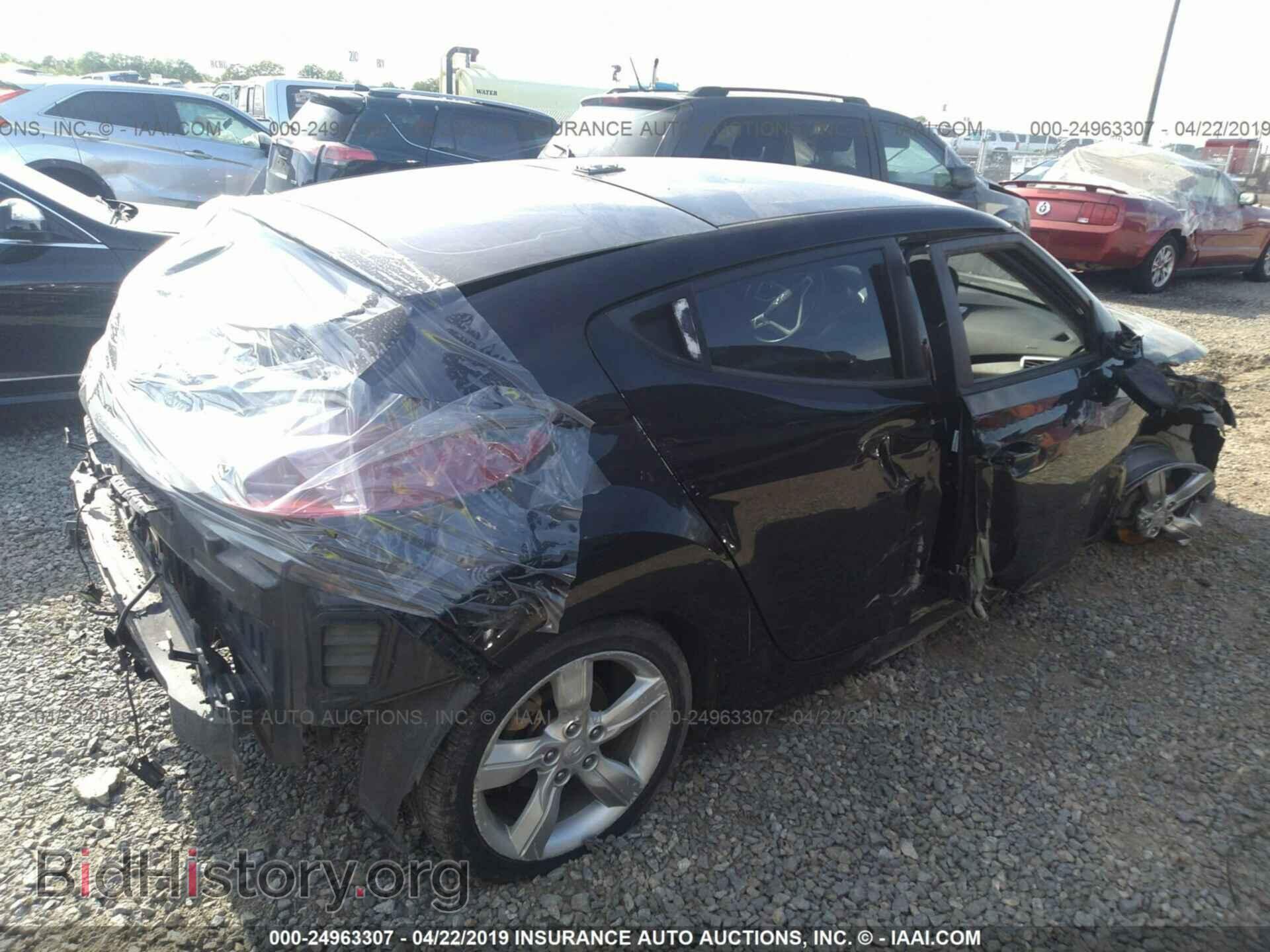 2012 HYUNDAI VELOSTER - VIN: KMHTC6AD3CU036833 - Фото 4