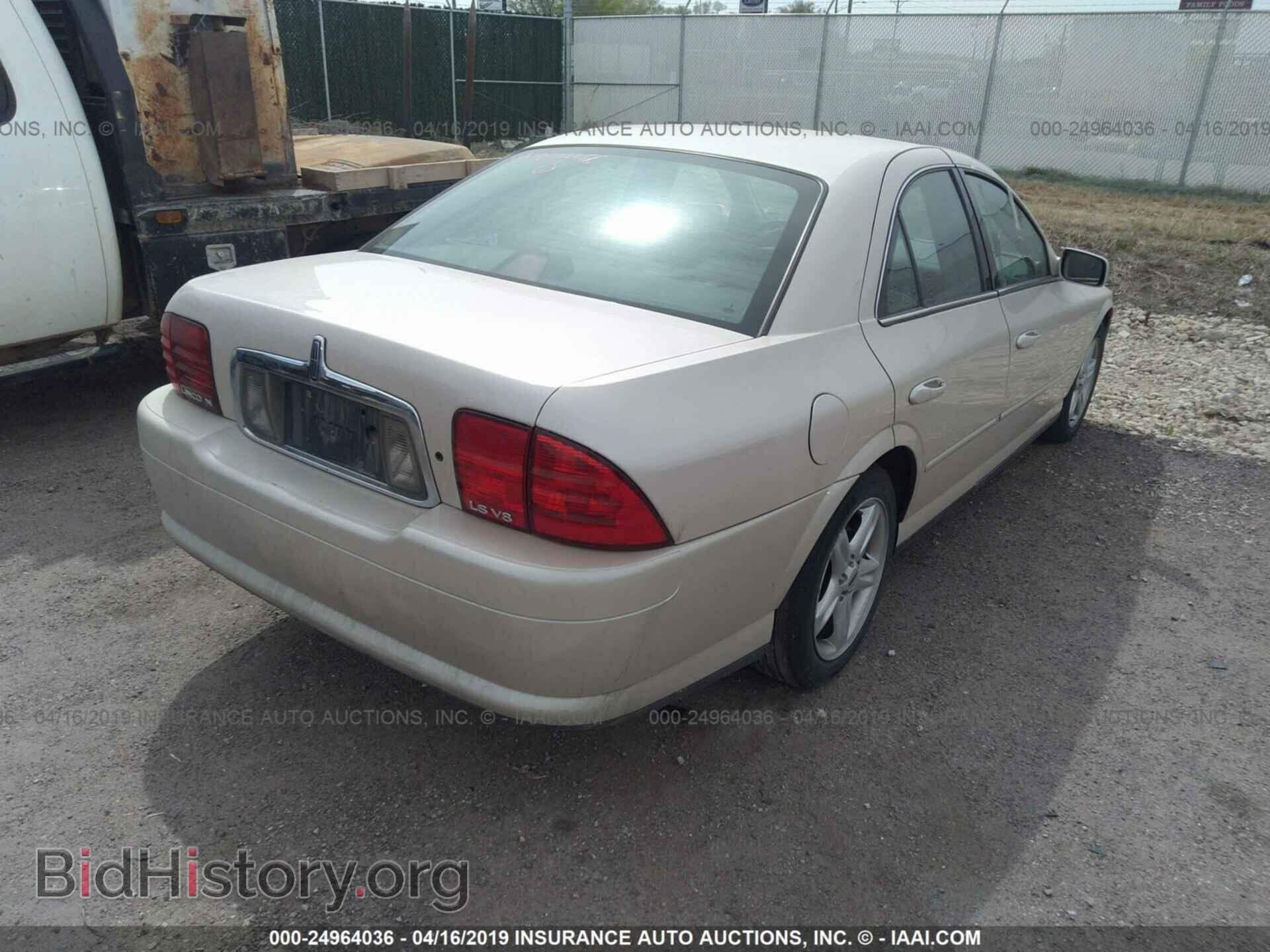 2001 LINCOLN LS - VIN: 1LNHM87A21Y678879 - Фото 4