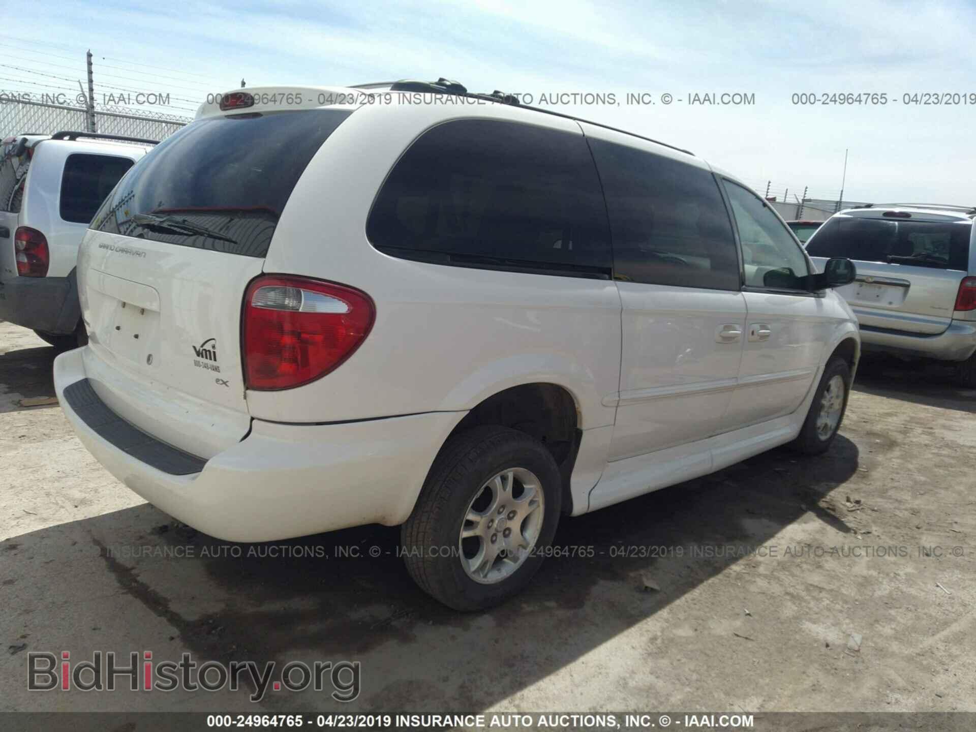 2002 DODGE GRAND CARAVAN - VIN: 2B8GP74L42R751355 - Фото 4