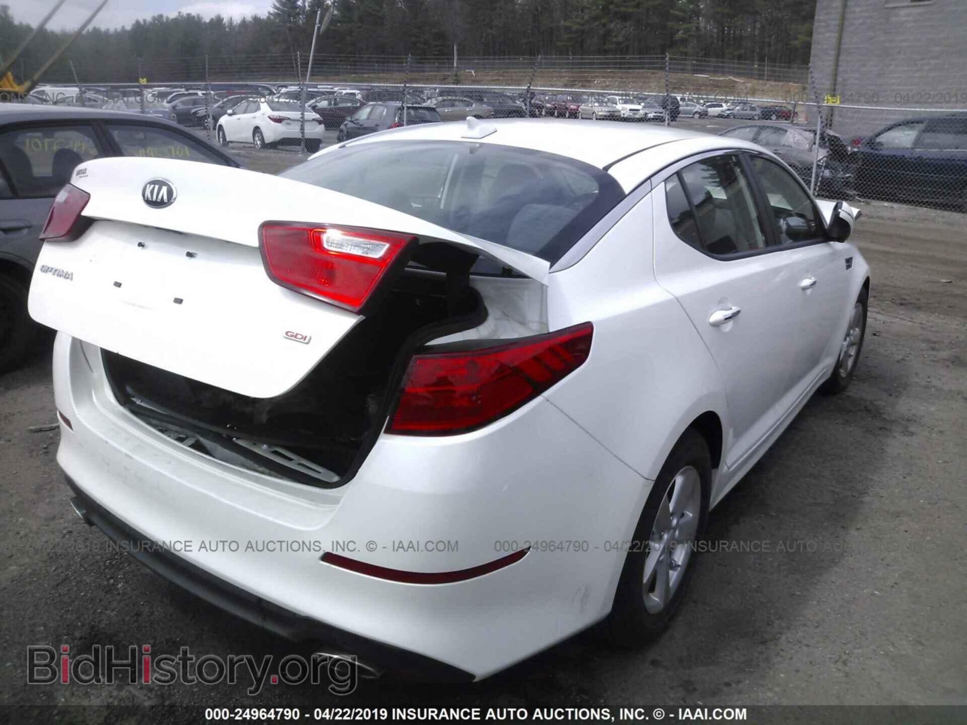 2015 KIA OPTIMA - VIN: KNAGM4A75F5598620 - Photo 4