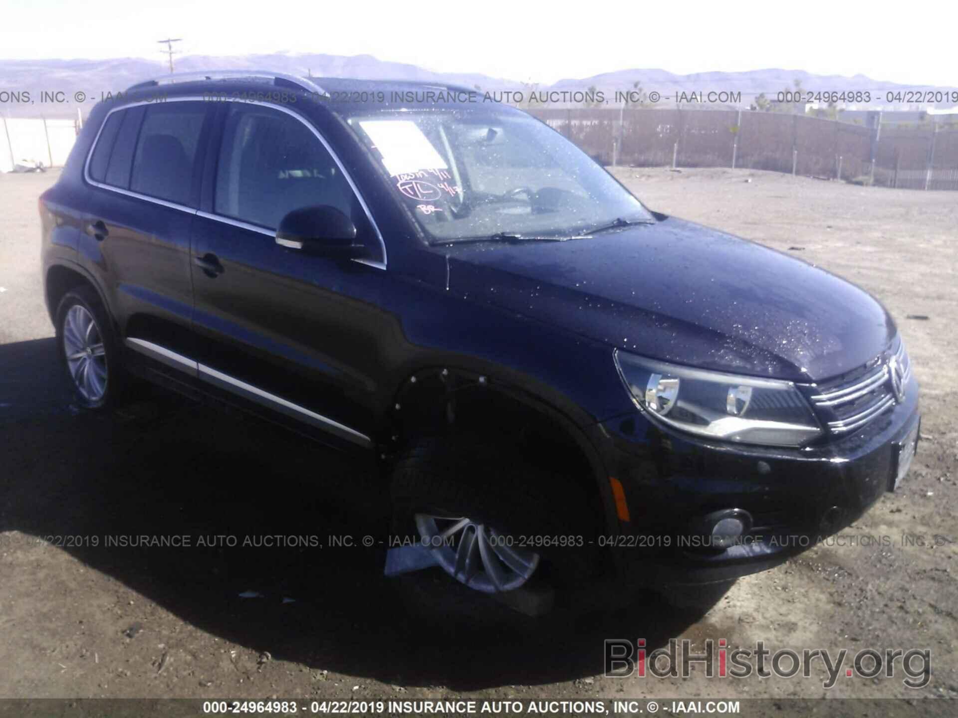 Photo WVGBV7AX9CW532858 - VOLKSWAGEN TIGUAN 2012