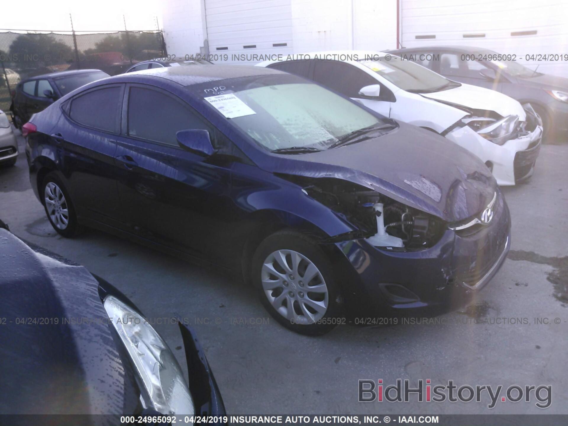 Photo 5NPDH4AE9BH046735 - HYUNDAI ELANTRA 2011