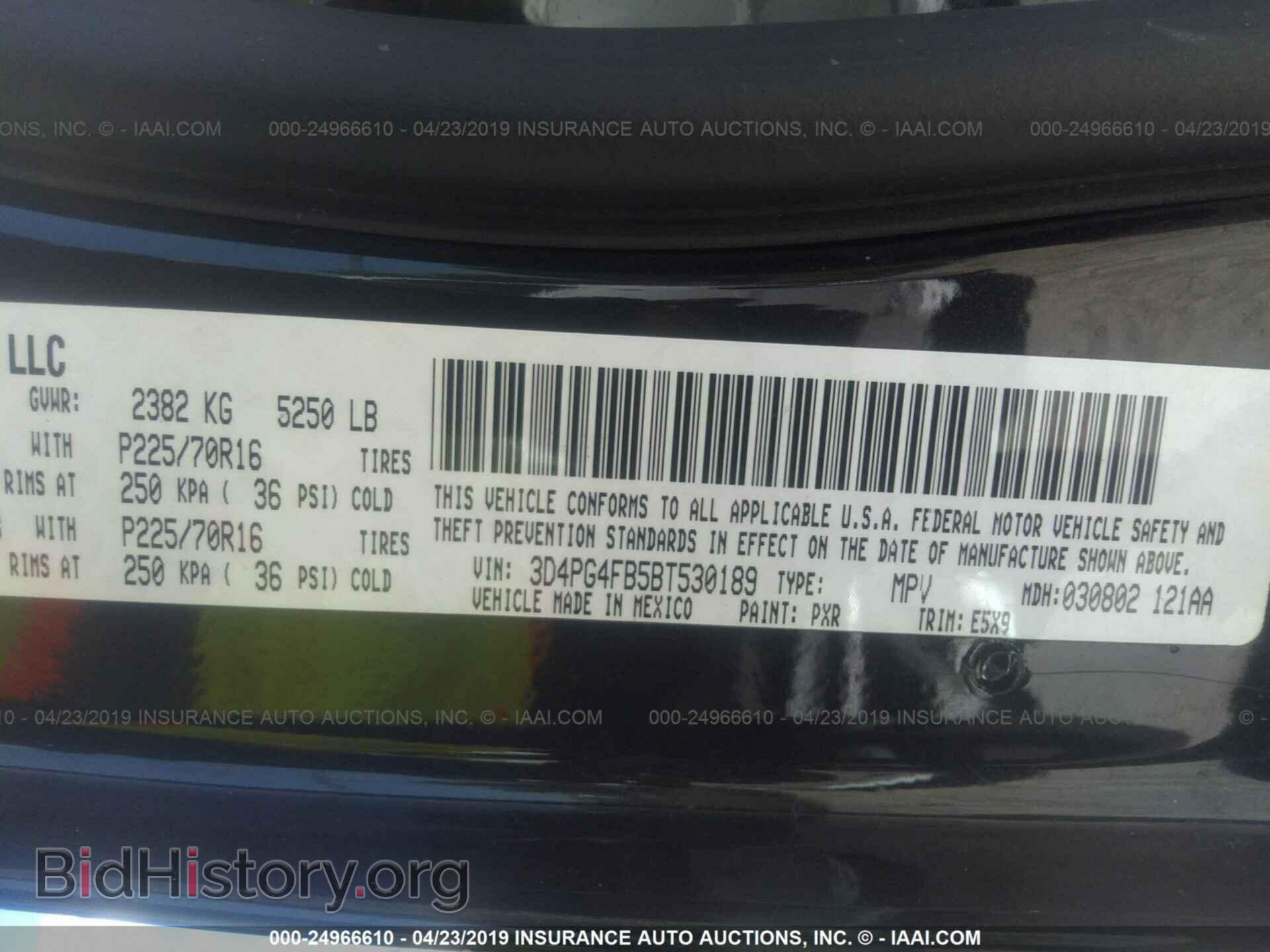 2011 DODGE JOURNEY - VIN: 3D4PG4FB5BT530189 - Photo 9