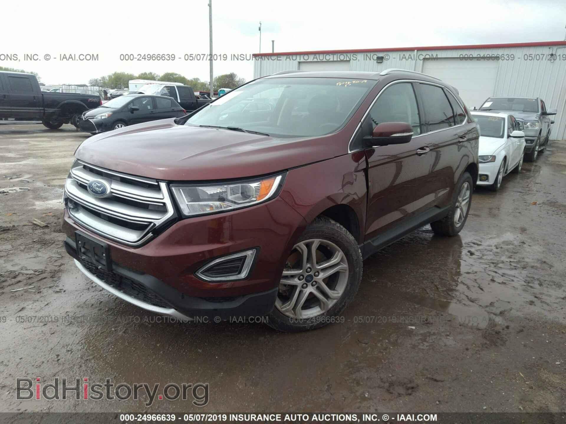 2015 FORD EDGE - VIN: 2FMTK4K9XFBB61811 - Фото 2