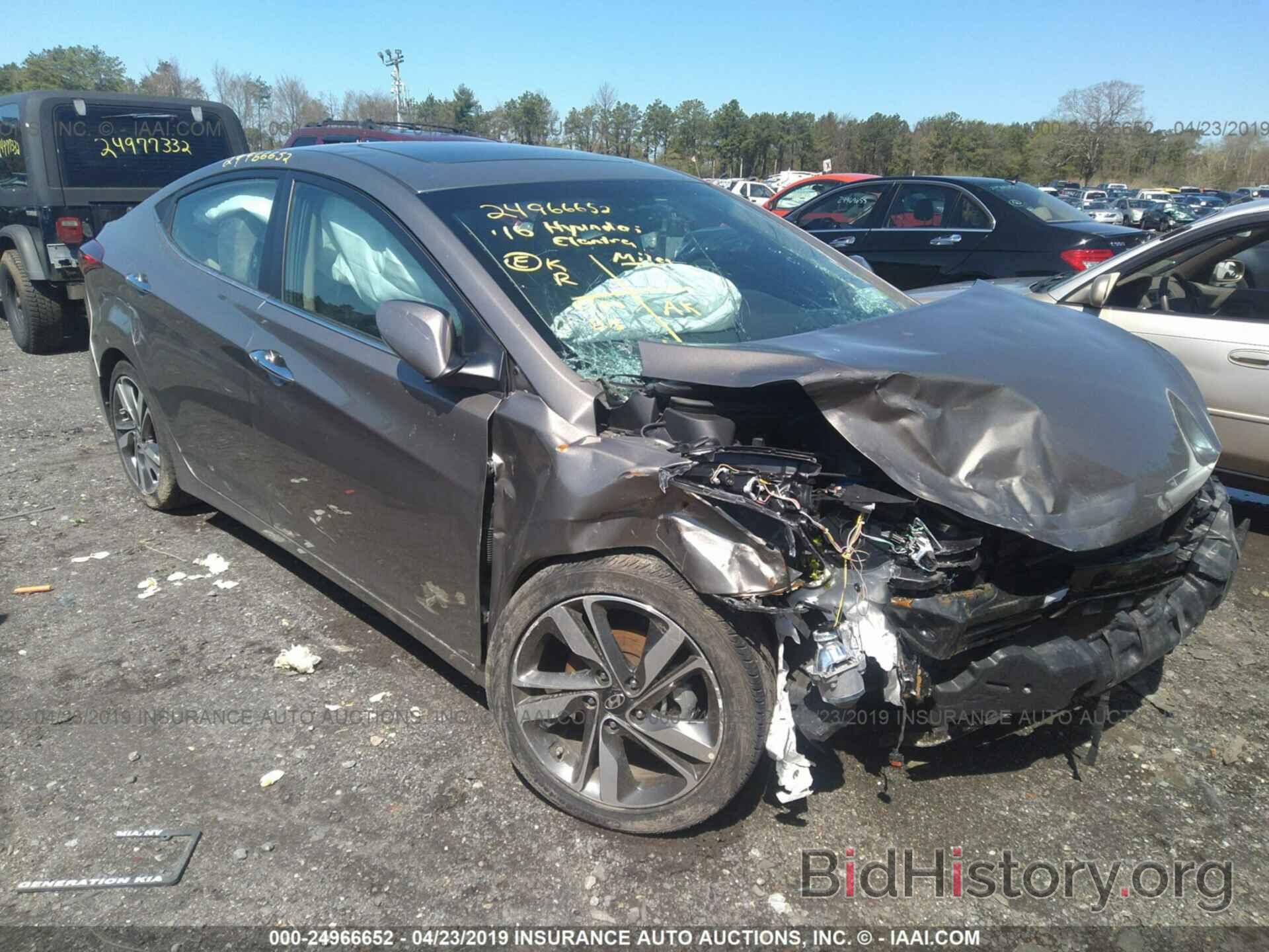 Photo 5NPDH4AE8GH653006 - HYUNDAI ELANTRA 2016