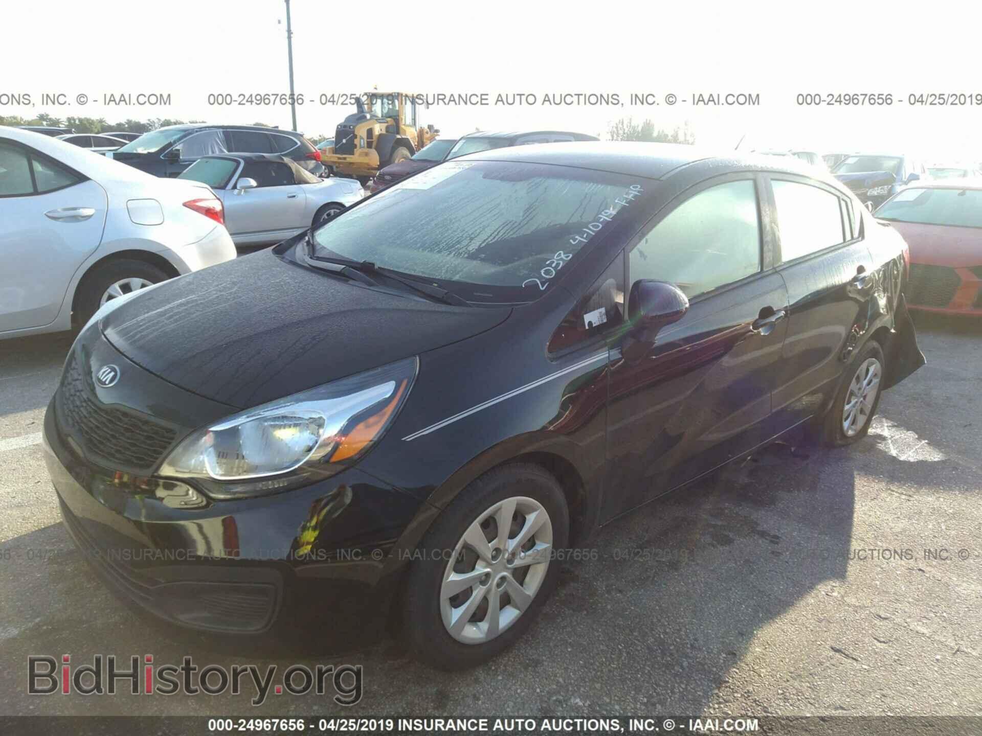 2013 KIA RIO - VIN: KNADM4A38D6242038 - Фото 2