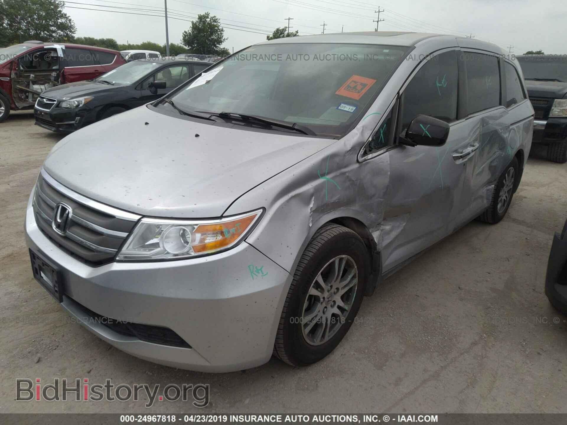 2013 HONDA ODYSSEY - VIN: 5FNRL5H67DB043746 - Фото 2