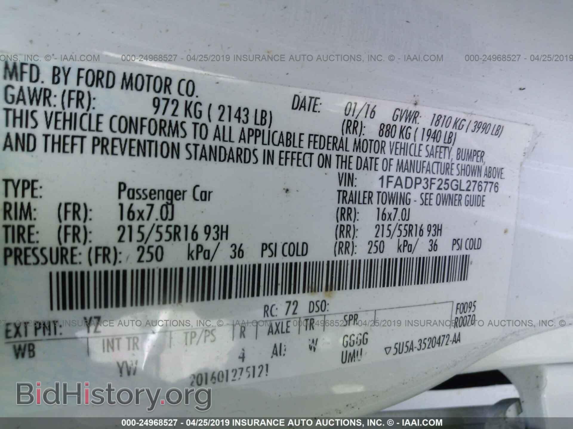 2016 FORD FOCUS - VIN: 1FADP3F25GL276776 - Photo 9