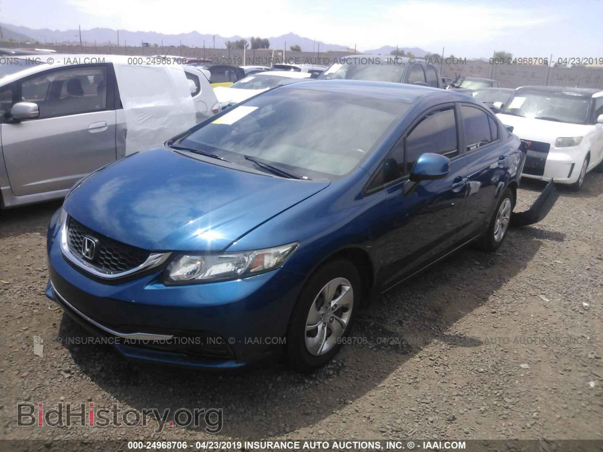 2013 HONDA CIVIC - VIN: 2HGFB2F54DH507960 - Фото 2