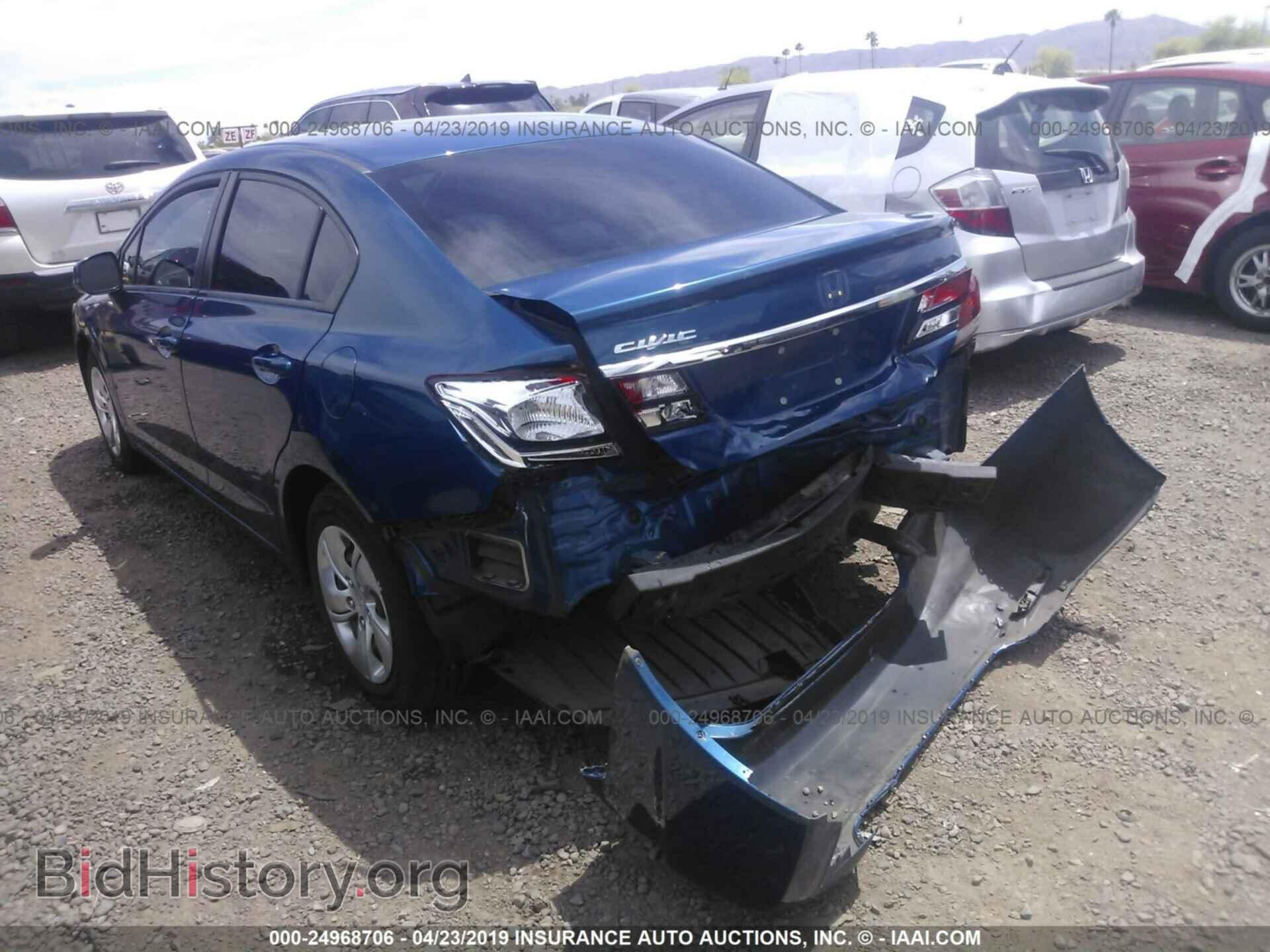 2013 HONDA CIVIC - VIN: 2HGFB2F54DH507960 - Фото 3