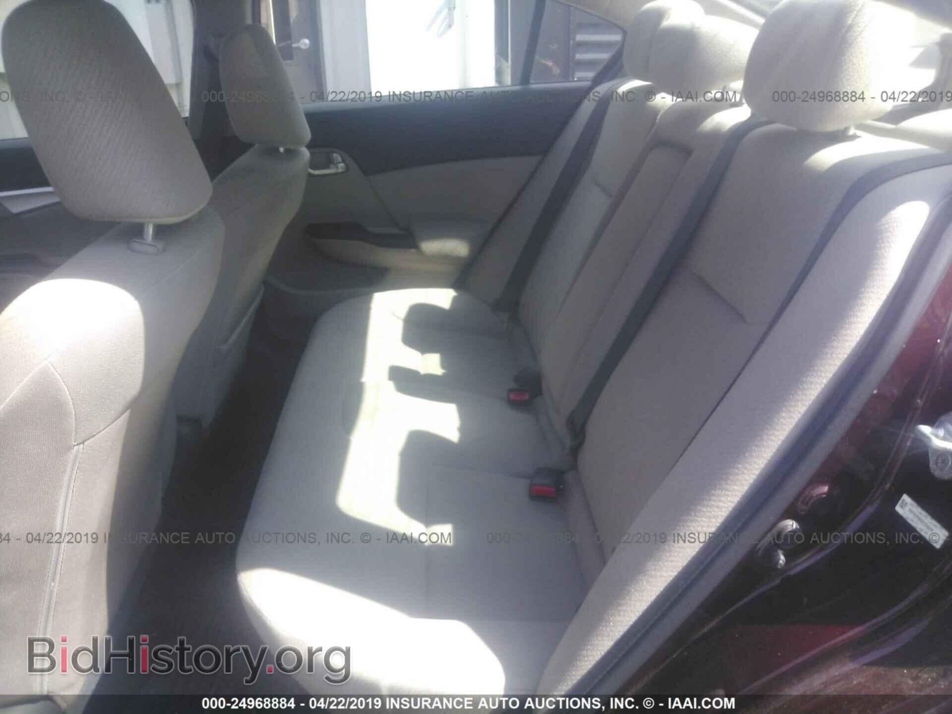 2013 HONDA CIVIC - VIN: 19XFB2F86DE224478 - Фото 8