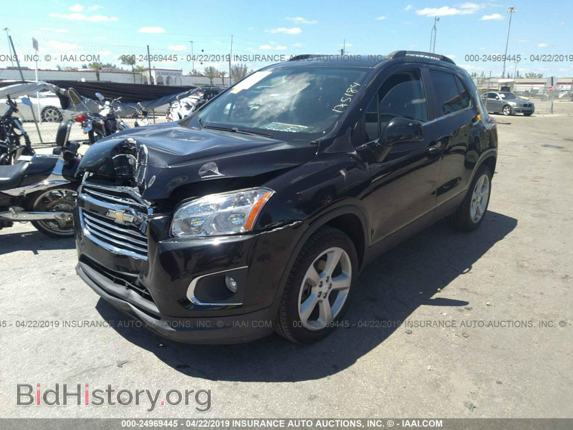 2015 CHEVROLET TRAX - VIN: 3GNCJTSB2FL175184 - Фото 2
