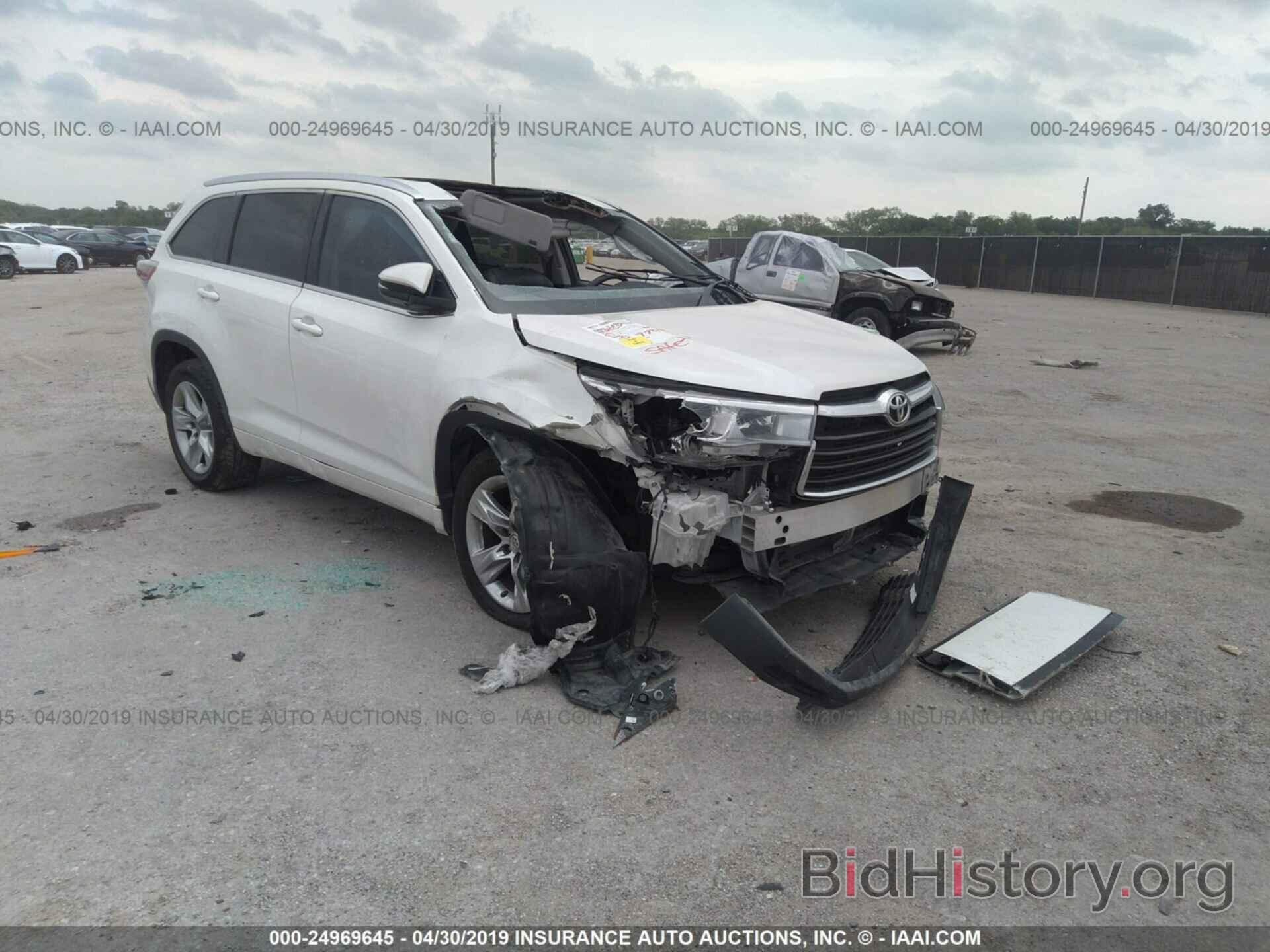 Photo 5TDYKRFH3ES005292 - TOYOTA HIGHLANDER 2014