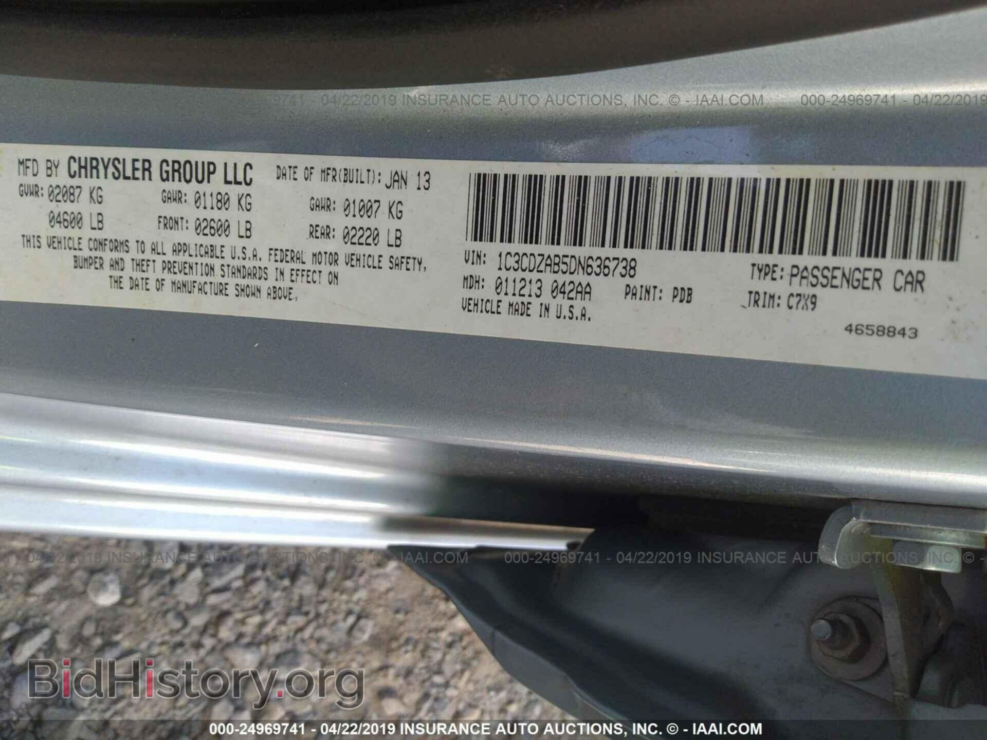 2013 DODGE AVENGER - VIN: 1C3CDZAB5DN636738 - Photo 9