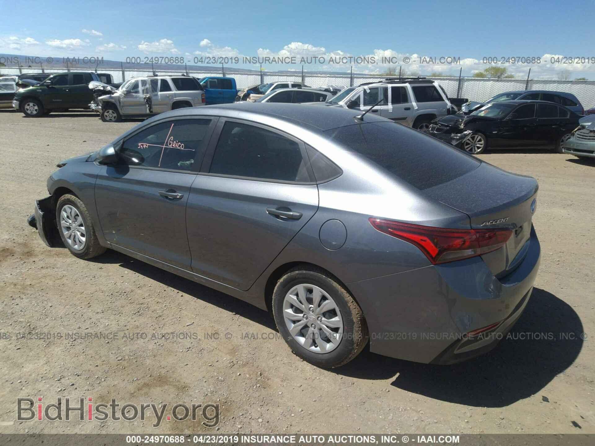 2019 HYUNDAI ACCENT - VIN: 3KPC24A36KE054548 - Фото 3