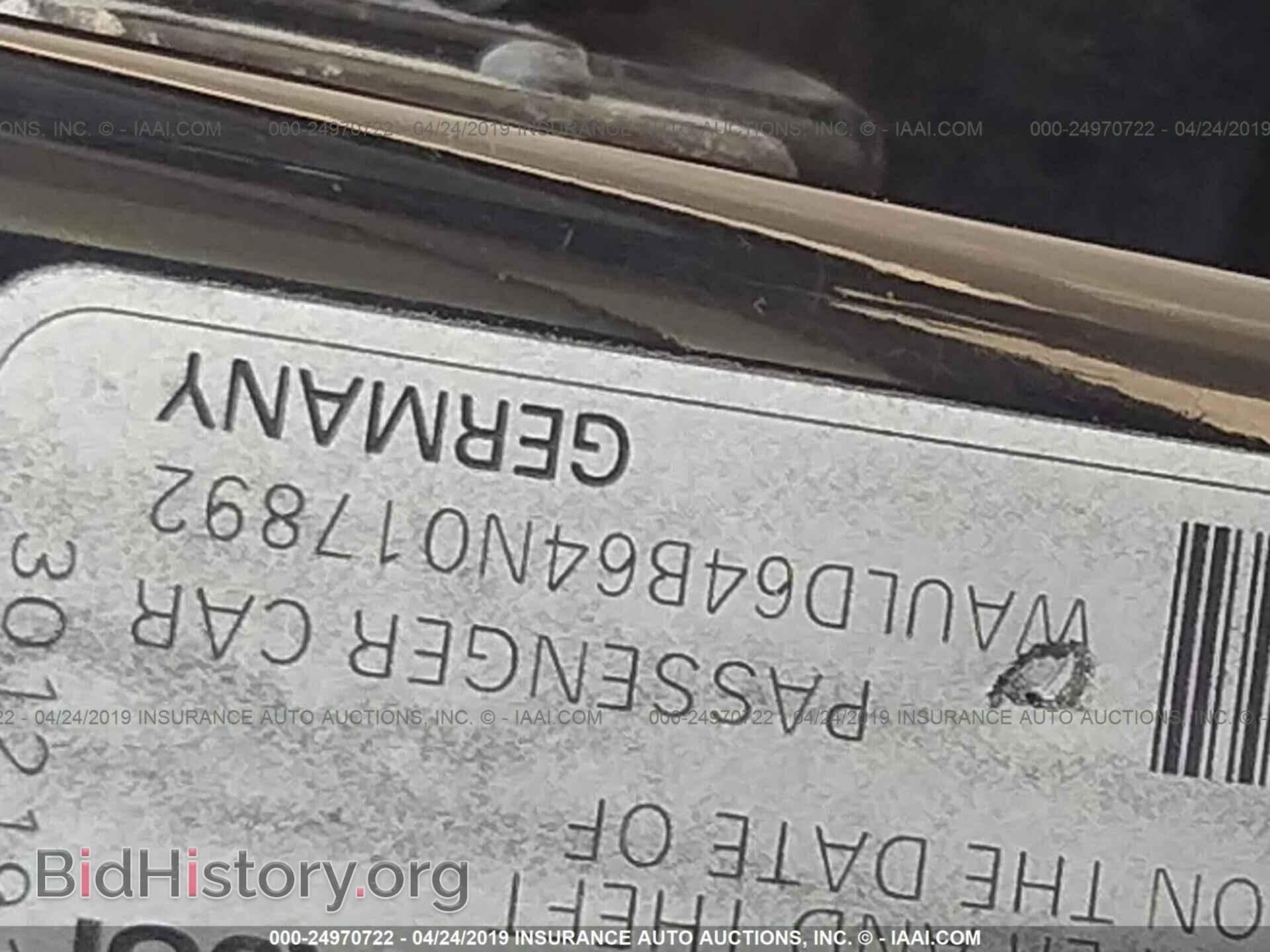2004 AUDI A6 - VIN: WAULD64B64N017892 - Фото 9