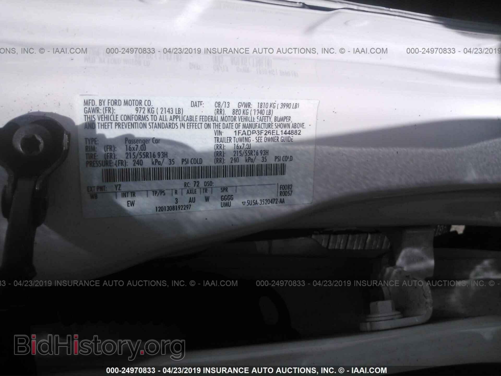 2014 FORD FOCUS - VIN: 1FADP3F26EL144882 - Photo 9