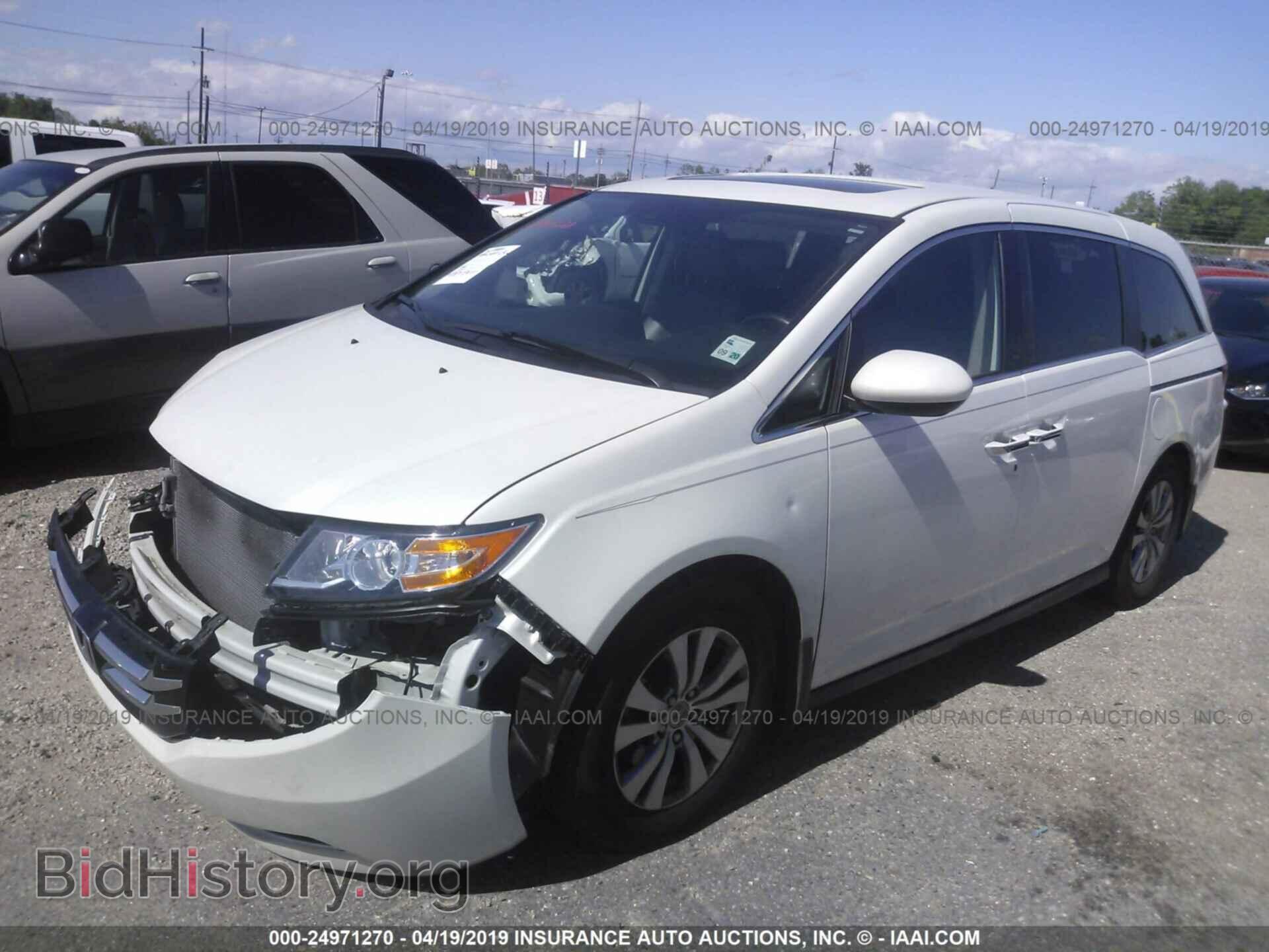2014 HONDA ODYSSEY - VIN: 5FNRL5H68EB007792 - Фото 2